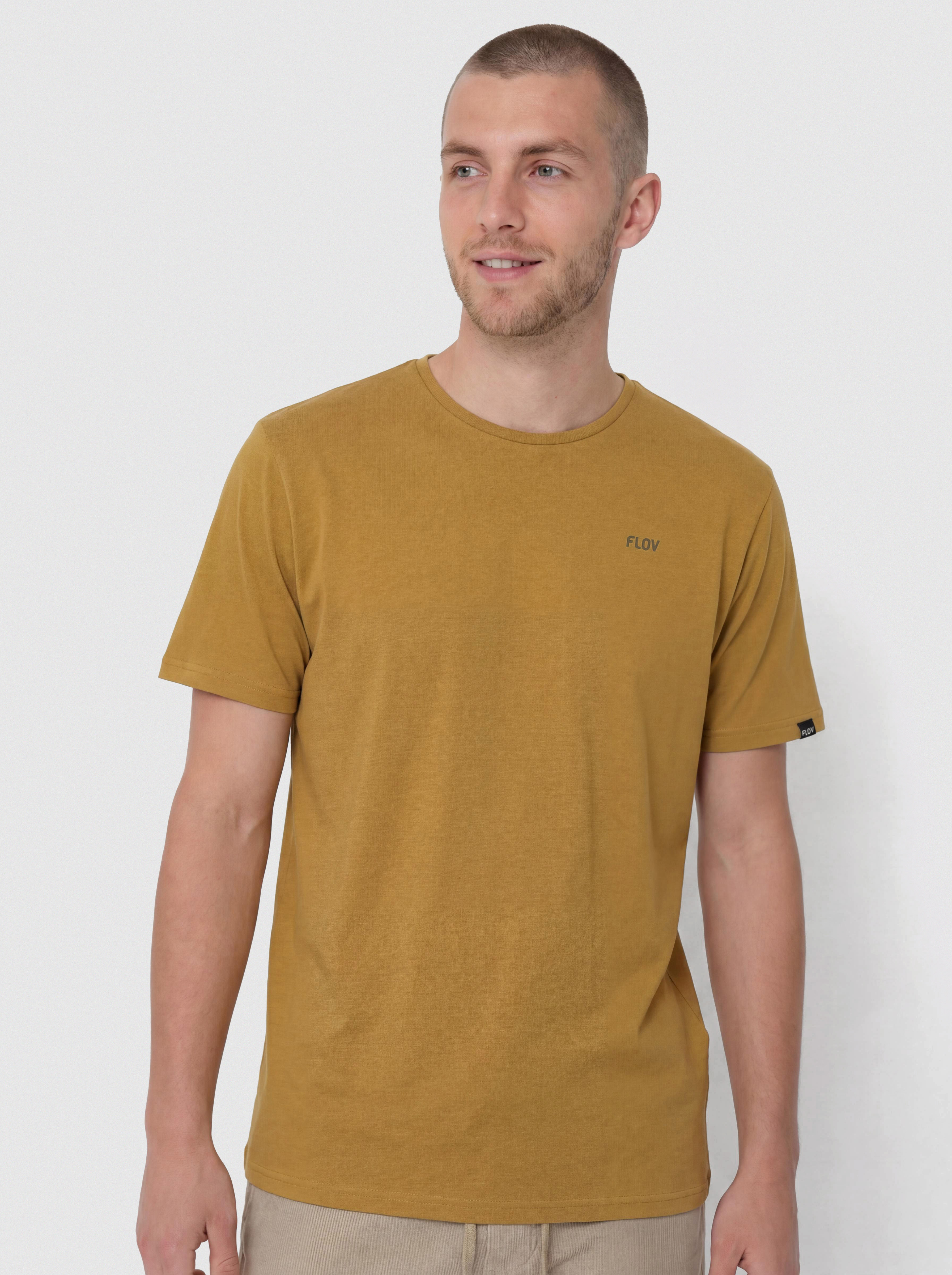Тениска FLOV Morro (light brown/dark grey)