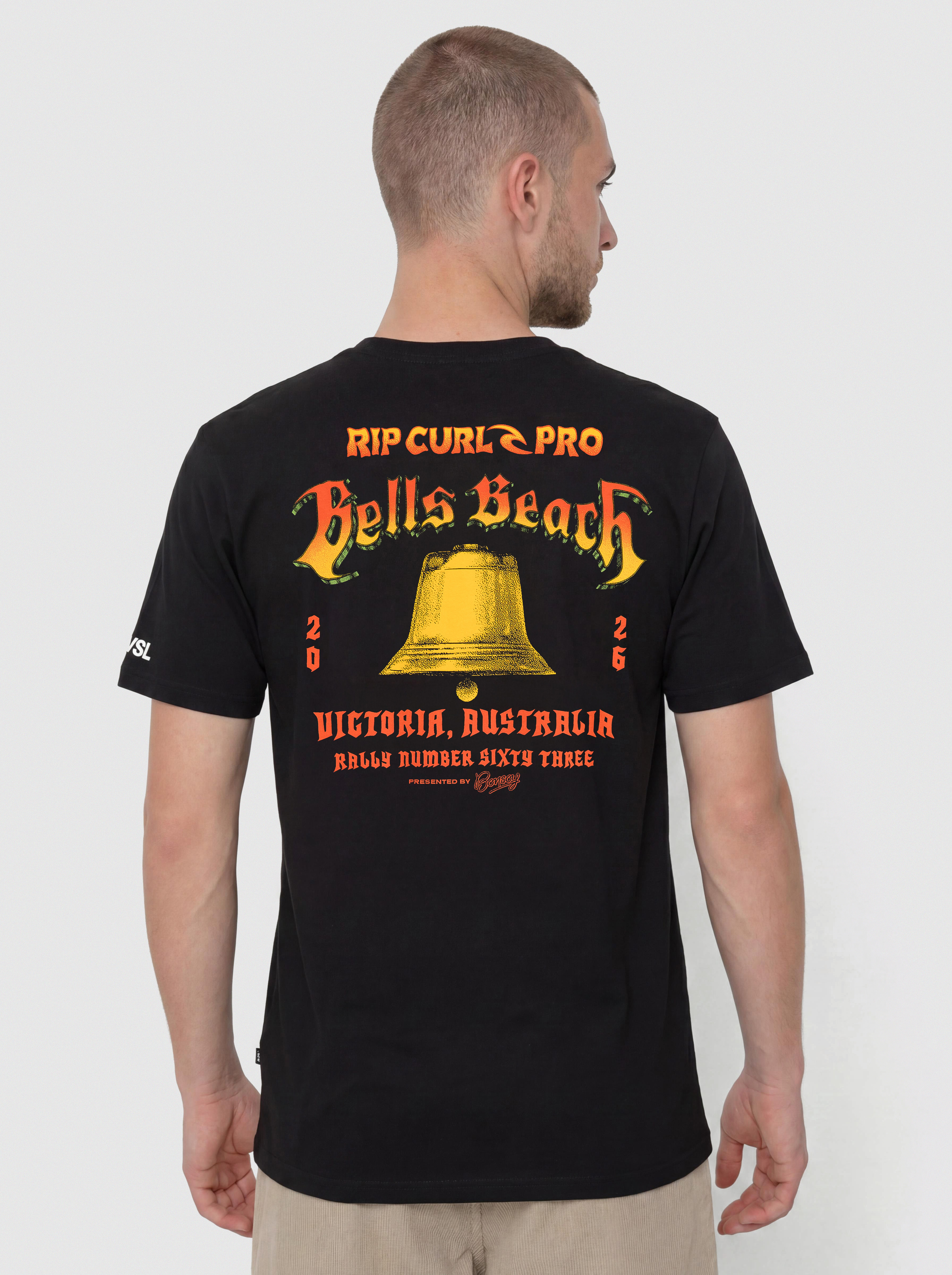 Тениска Rip Curl Bells Pro 26 Bell Logo (black)