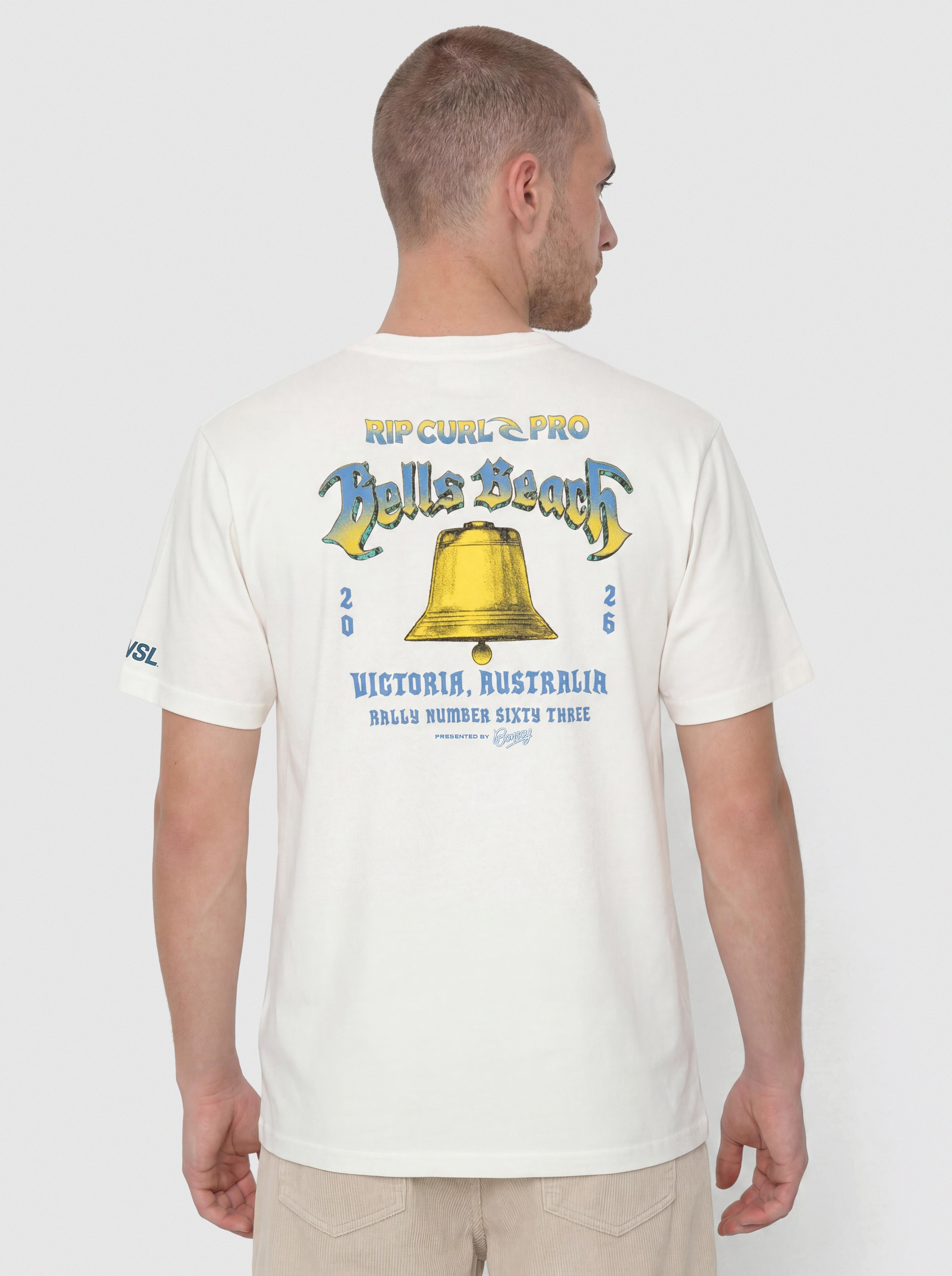 Тениска Rip Curl Bells Pro 26 Bell Logo (bone)