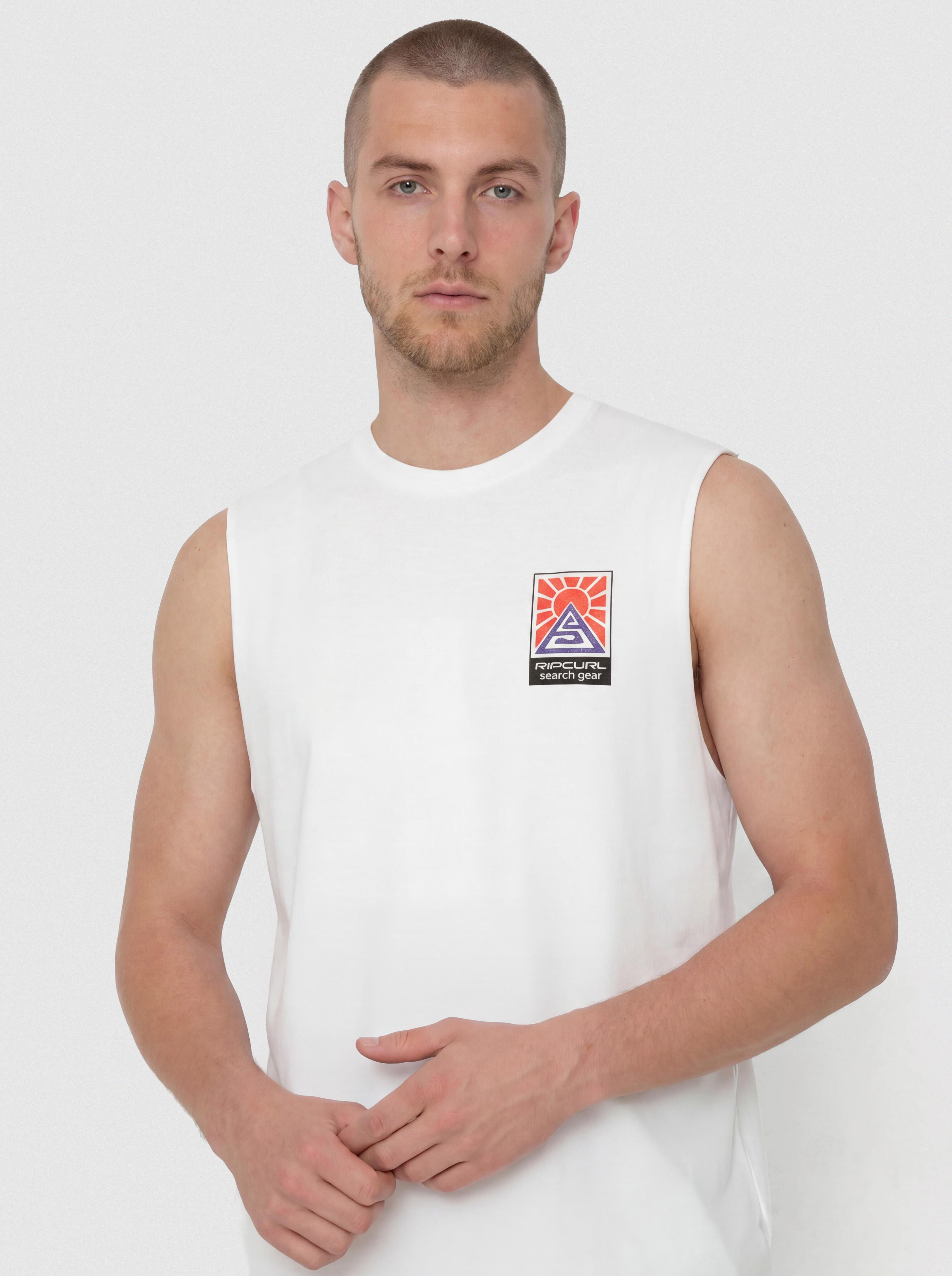 Тениска Rip Curl Search Dawn Muscle (bone)