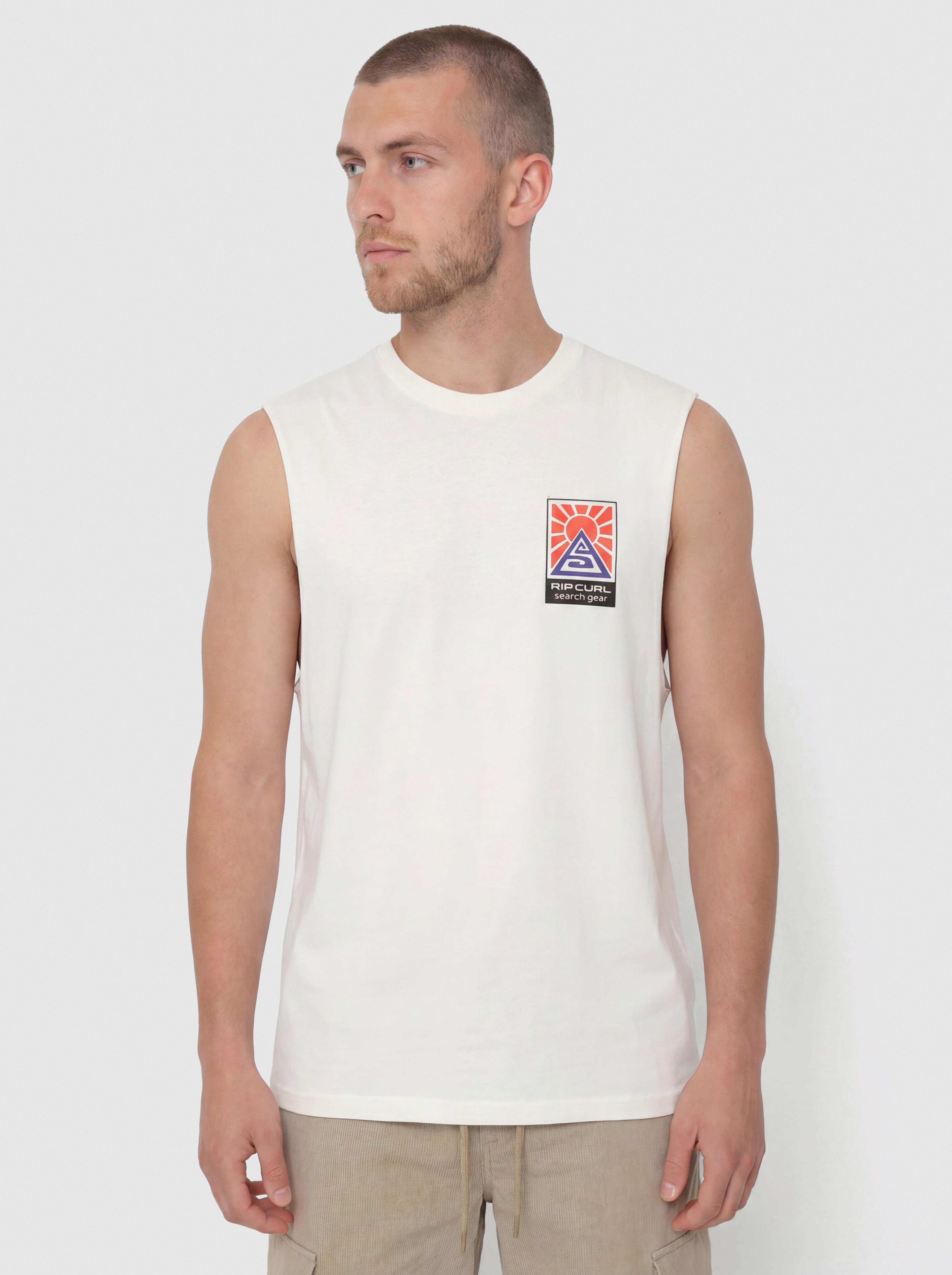 Тениска Rip Curl Search Dawn Muscle (bone)
