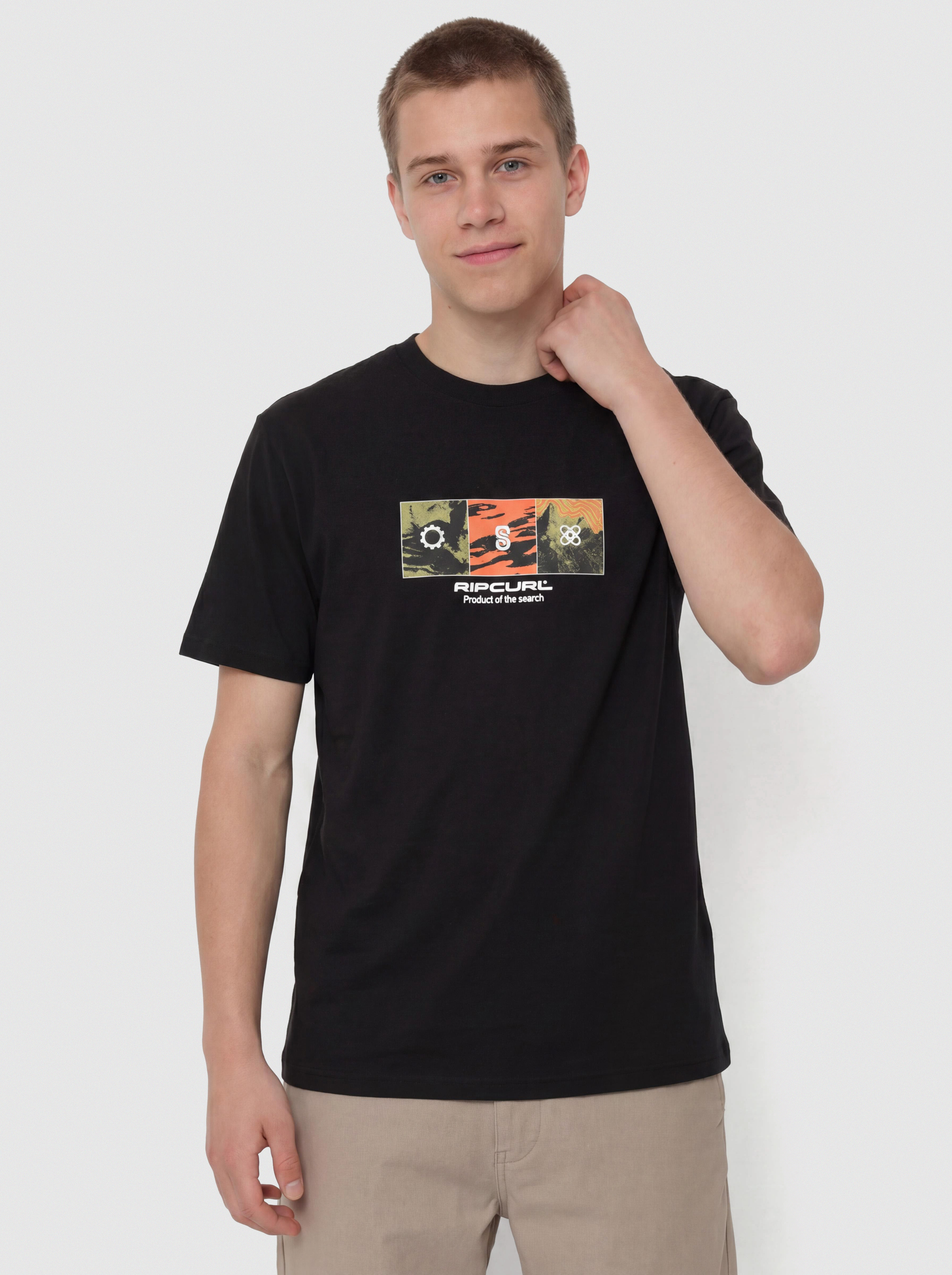 Тениска Rip Curl Search Grid (black)