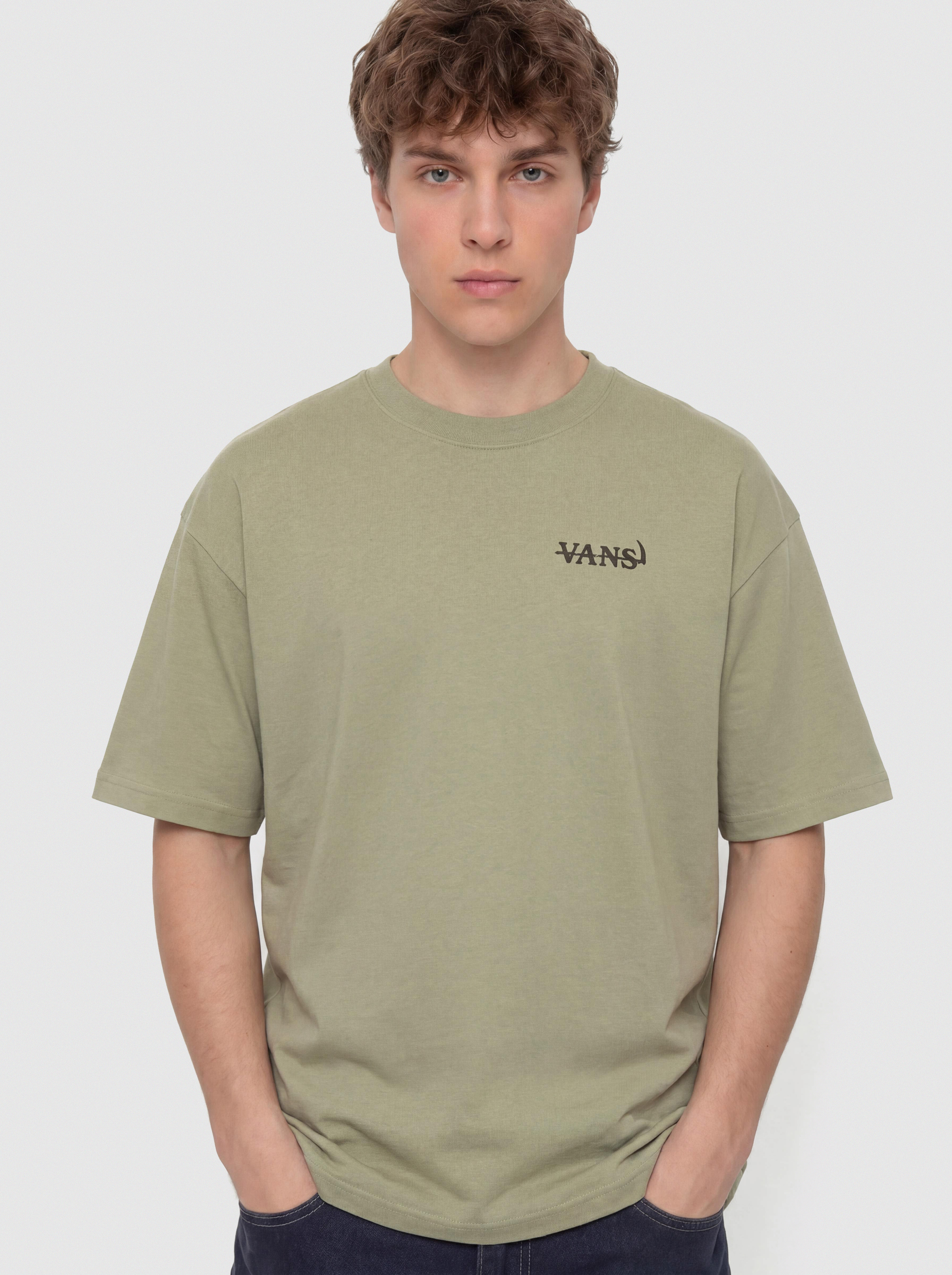 Тениска Vans All & Nought Loose (soft sage)