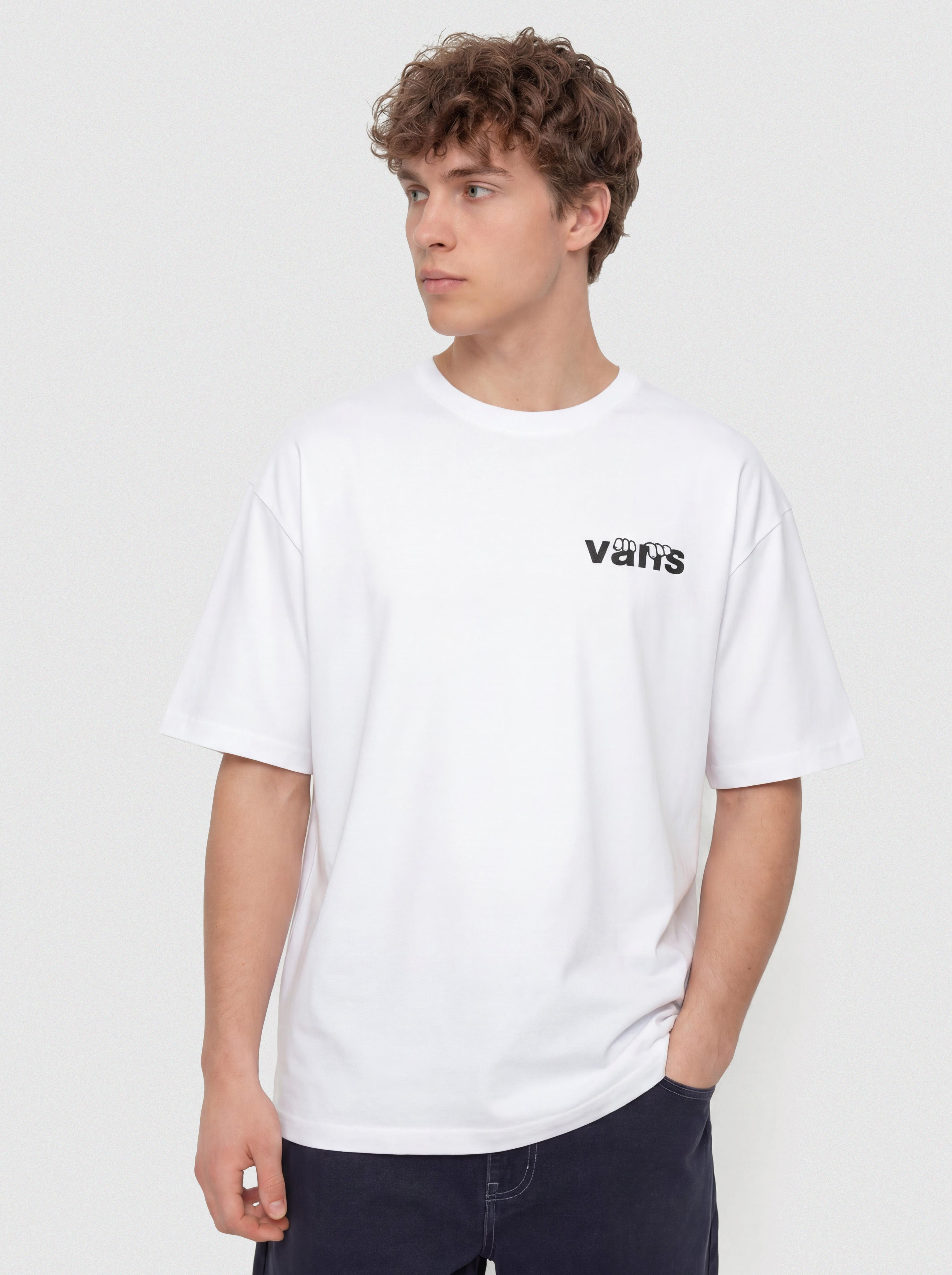 Тениска Vans Keyhole Classic (white)