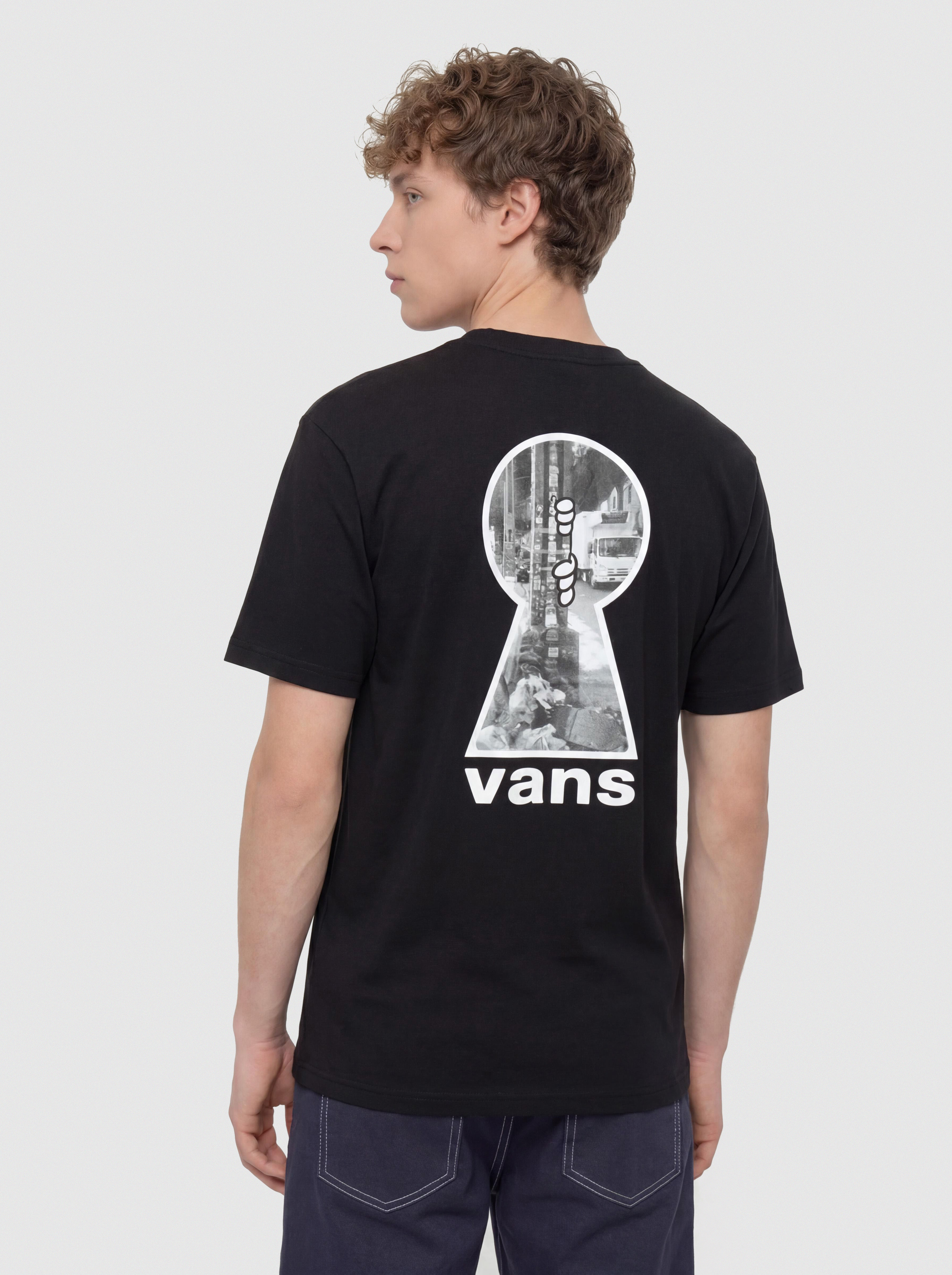 Тениска Vans Keyhole Classic (black)