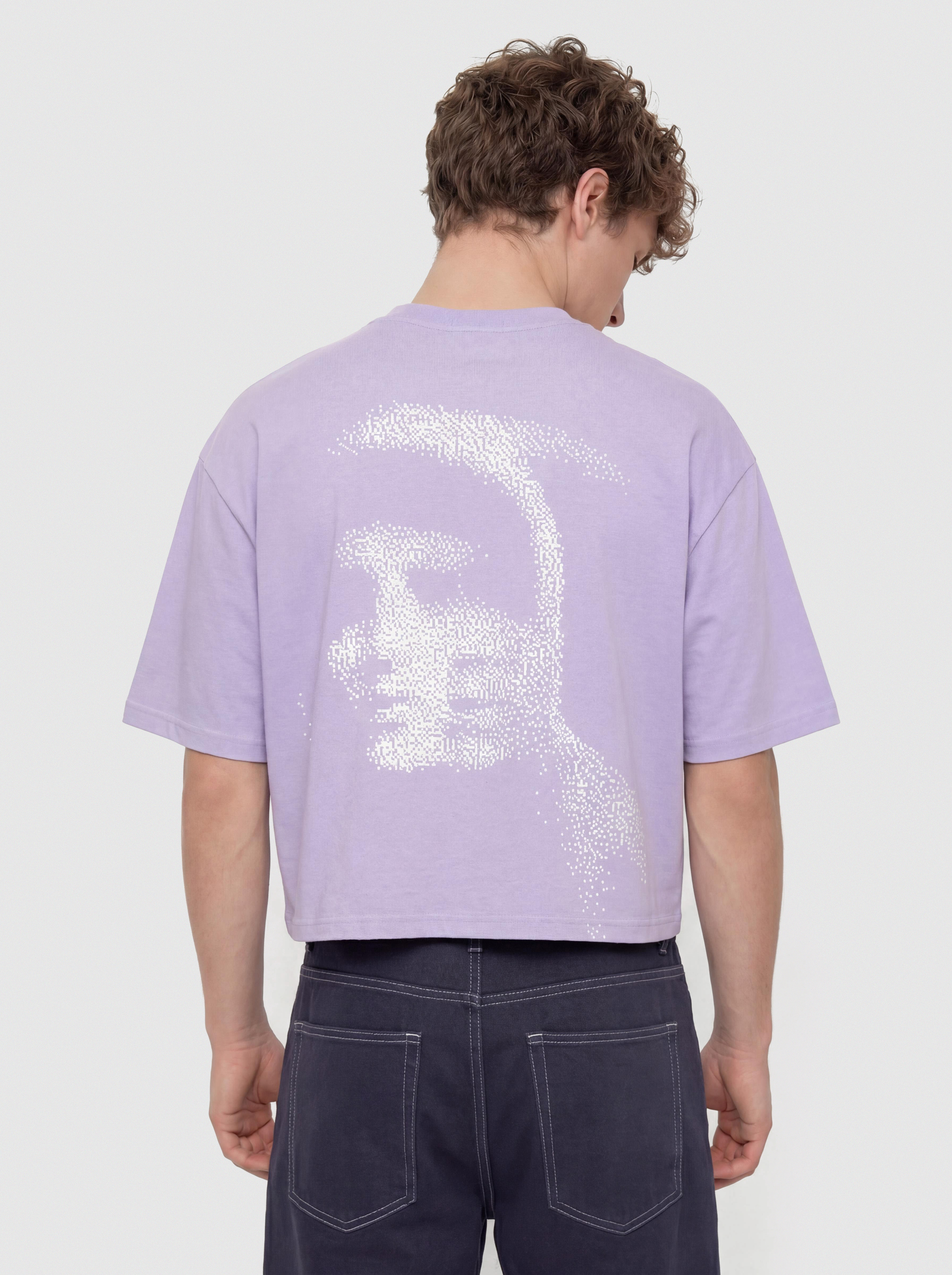 Тениска Vans Lx Blurred Face (soft orchid)