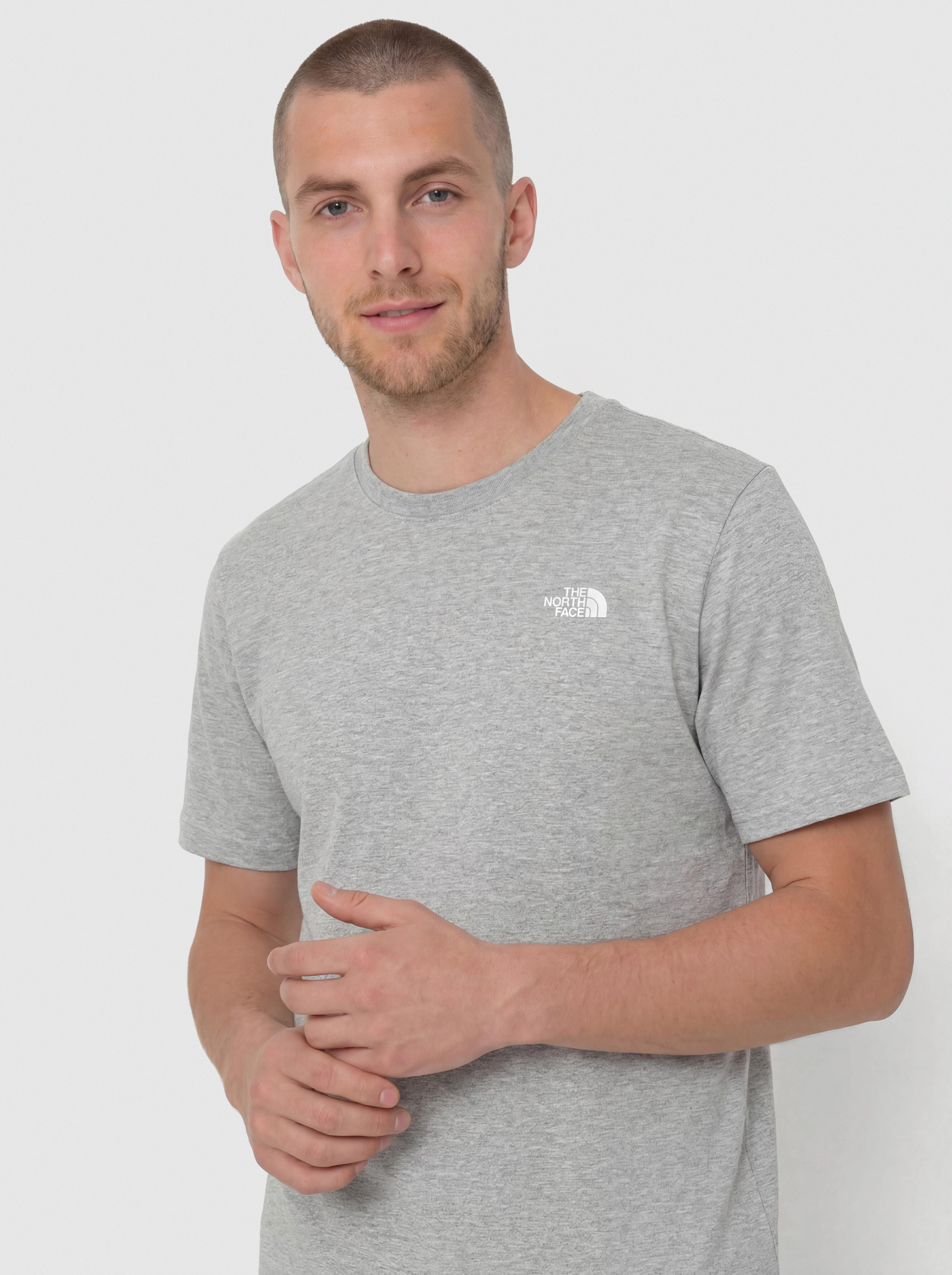 Тениска The North Face Evolution Simple Dome (tnf pale grey h)