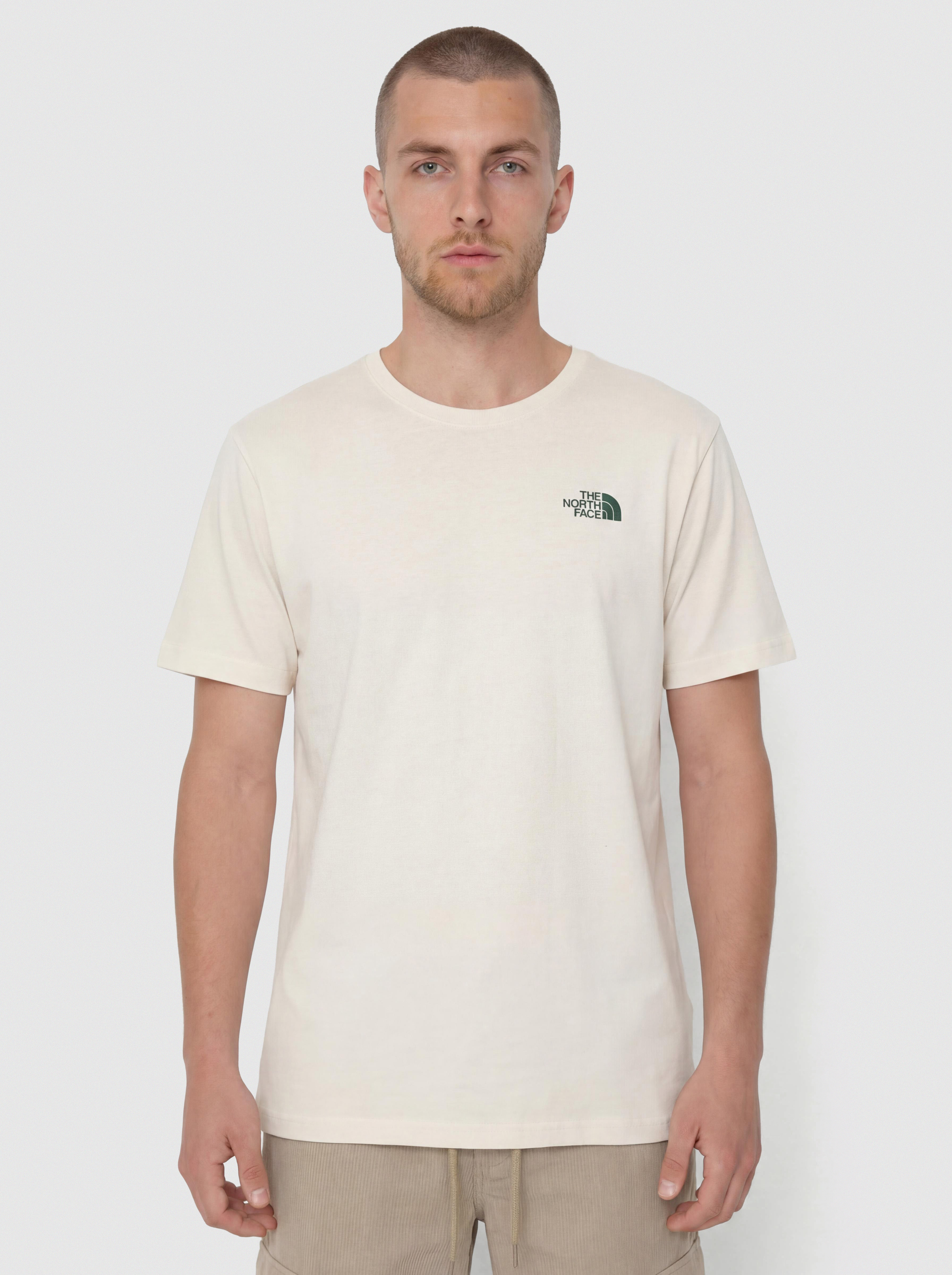 Тениска The North Face Retro Earth Relaxed (white dune)