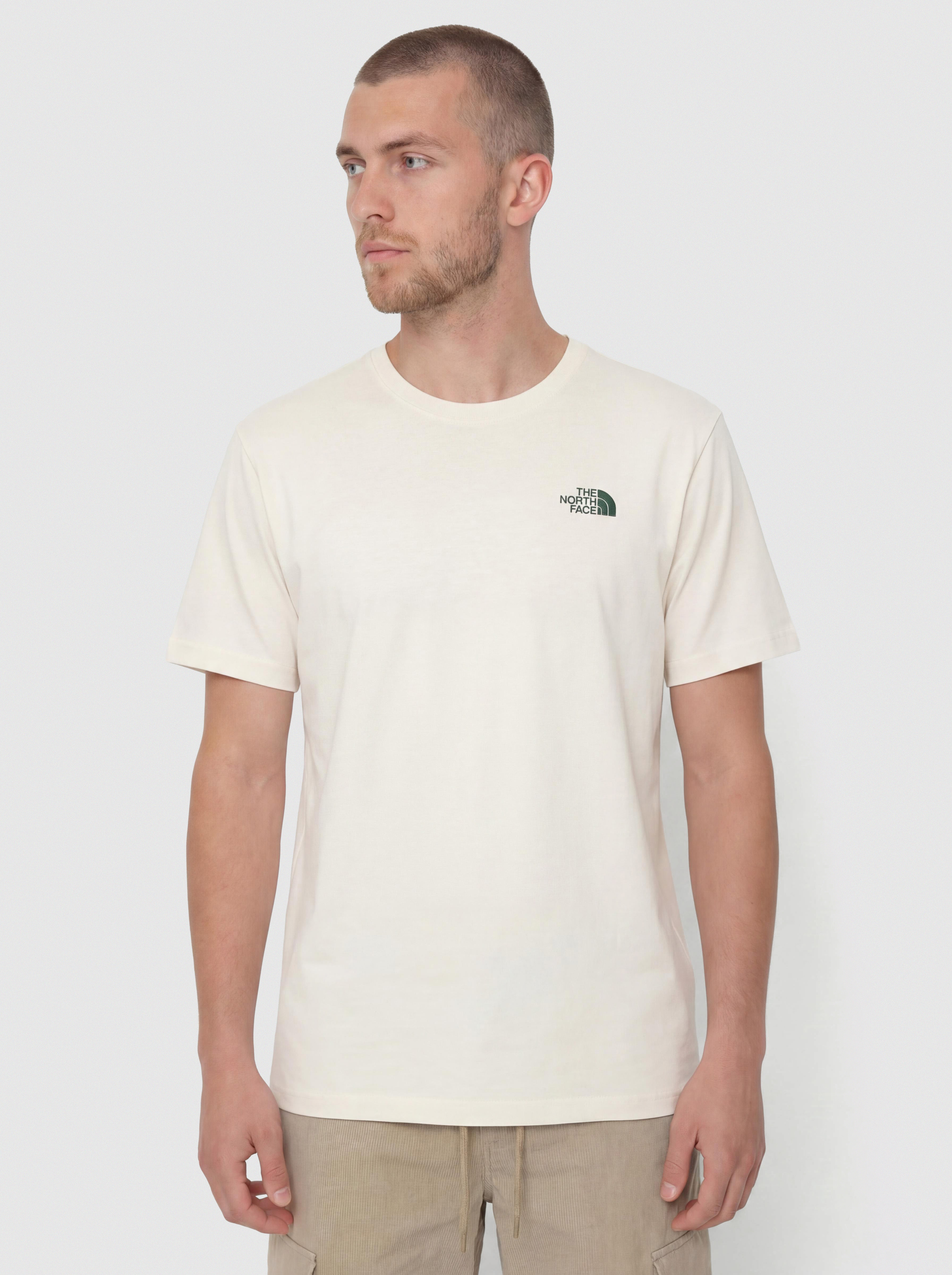 Тениска The North Face Retro Earth Relaxed (white dune)