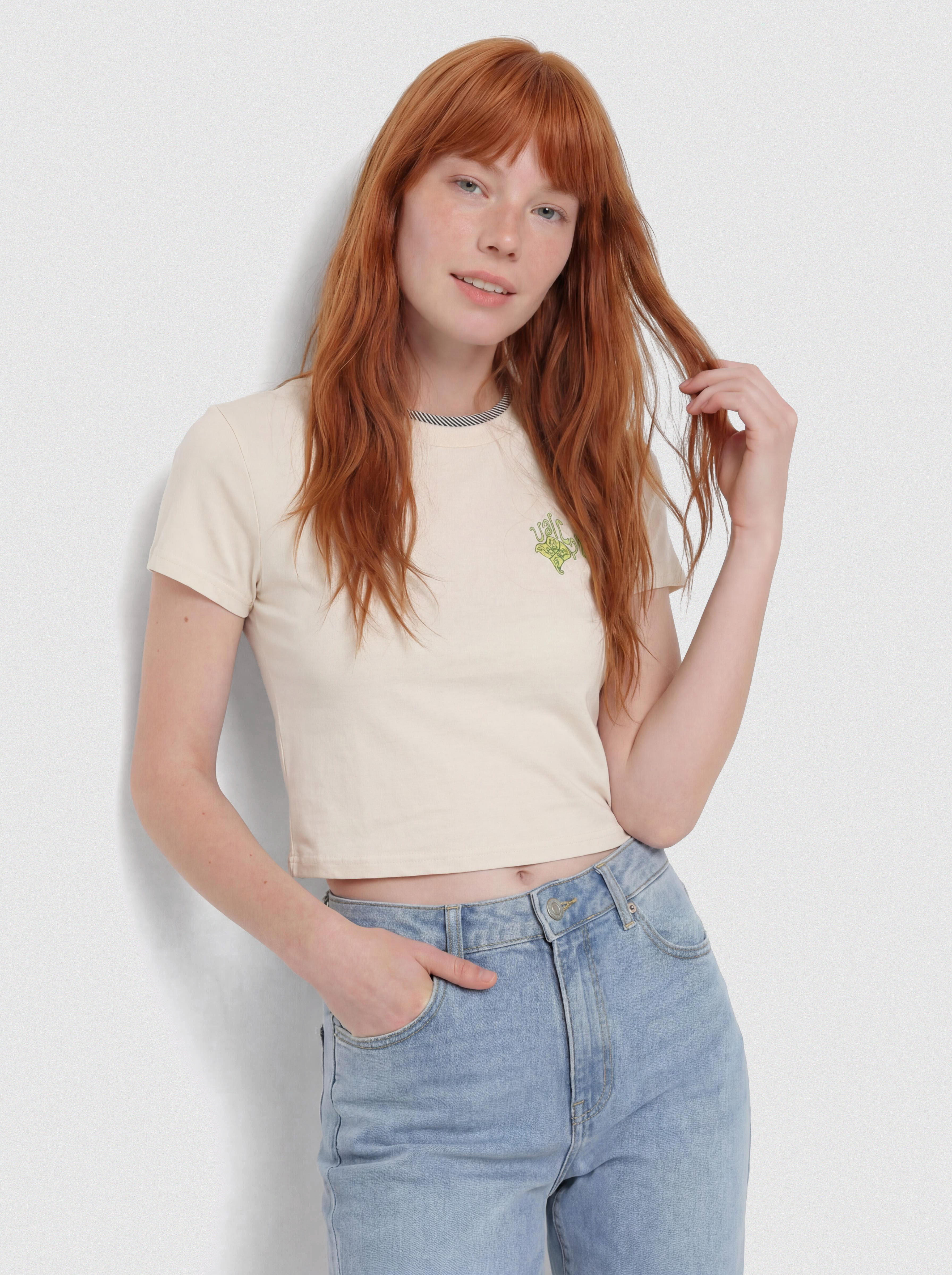 Тениска Volcom Moove On Wmn (vintage white)