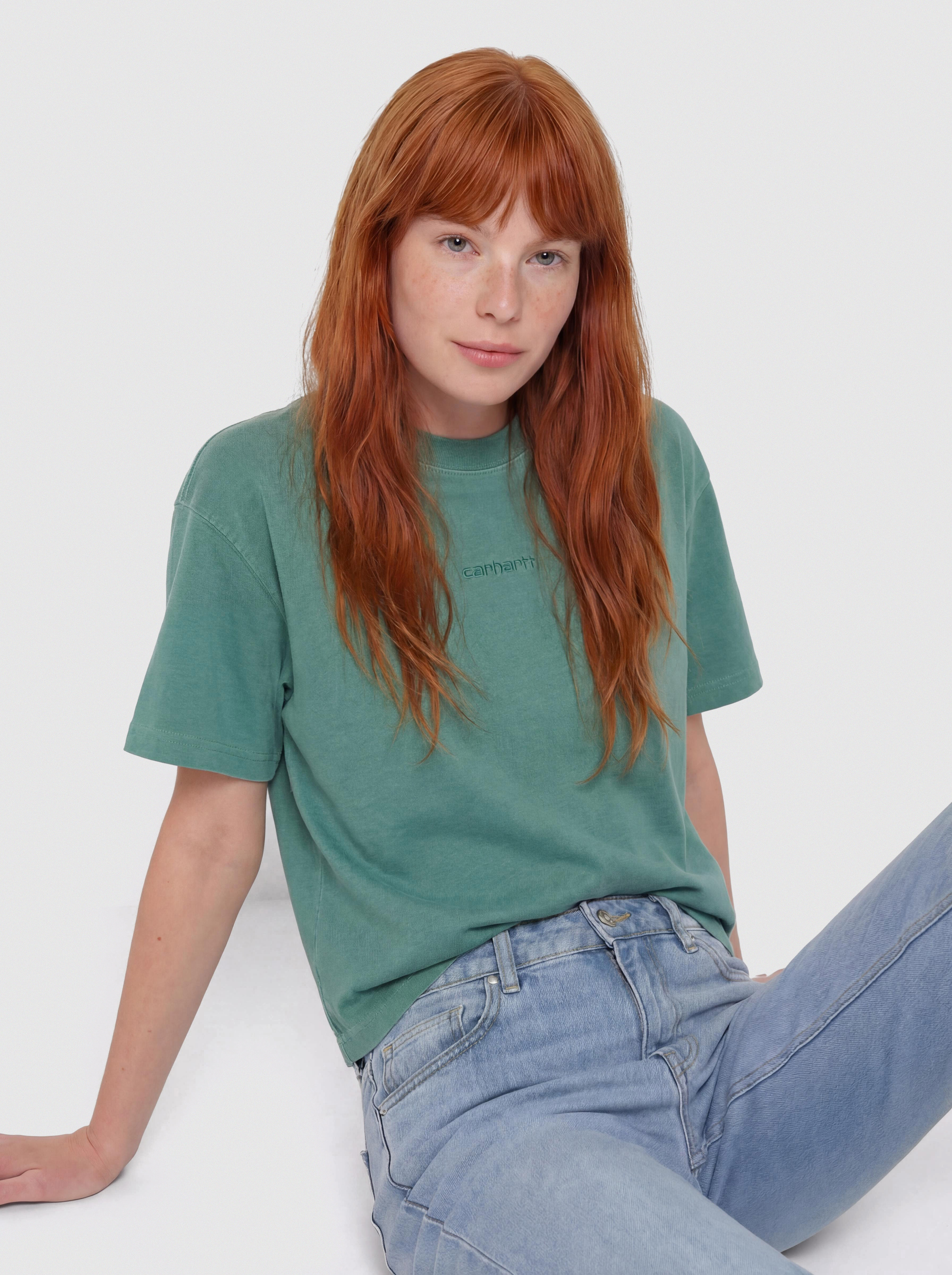 Тениска Carhartt WIP Benton Wmn (lily)