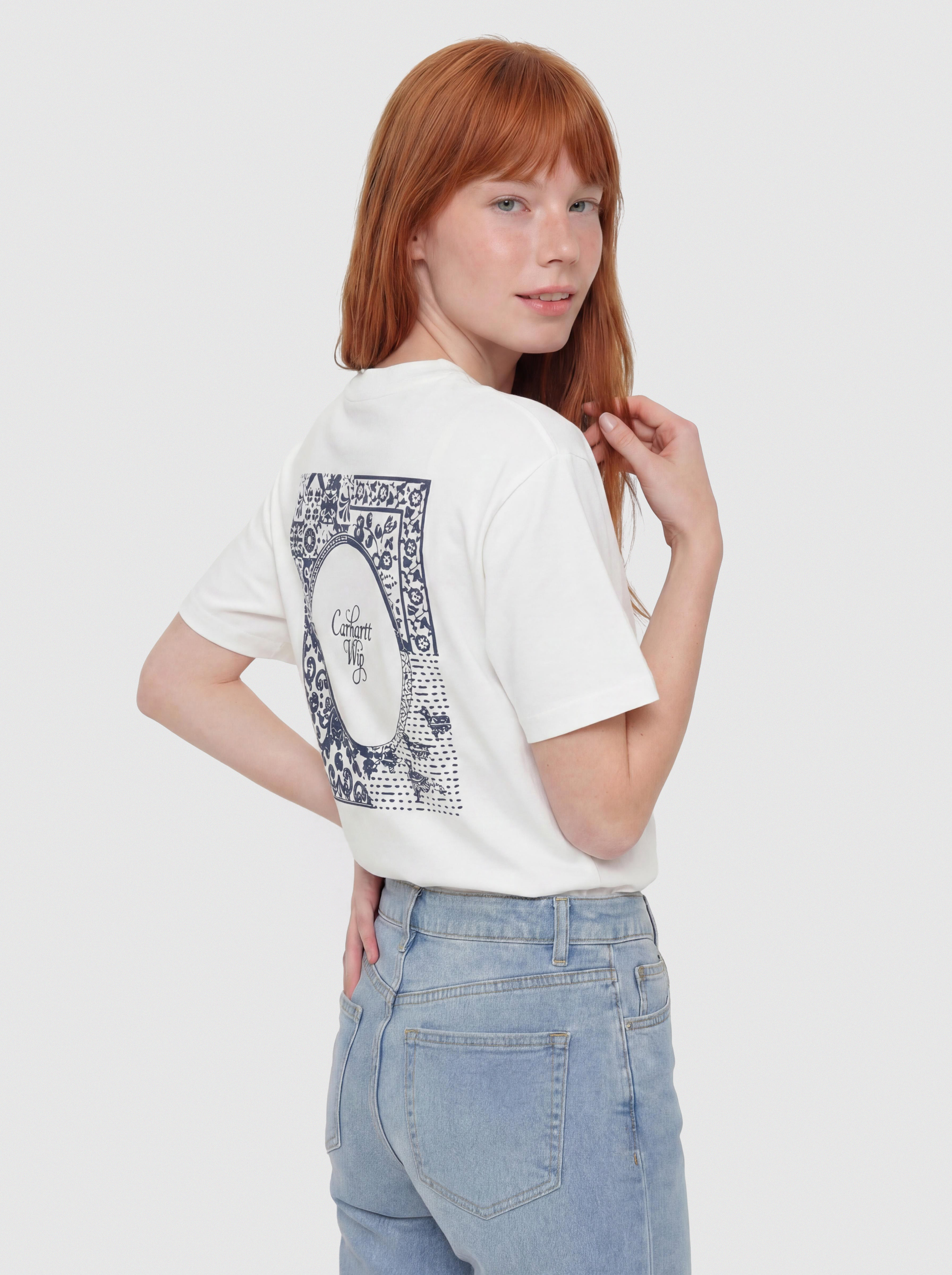 Тениска Carhartt WIP Vestige Wmn (white)
