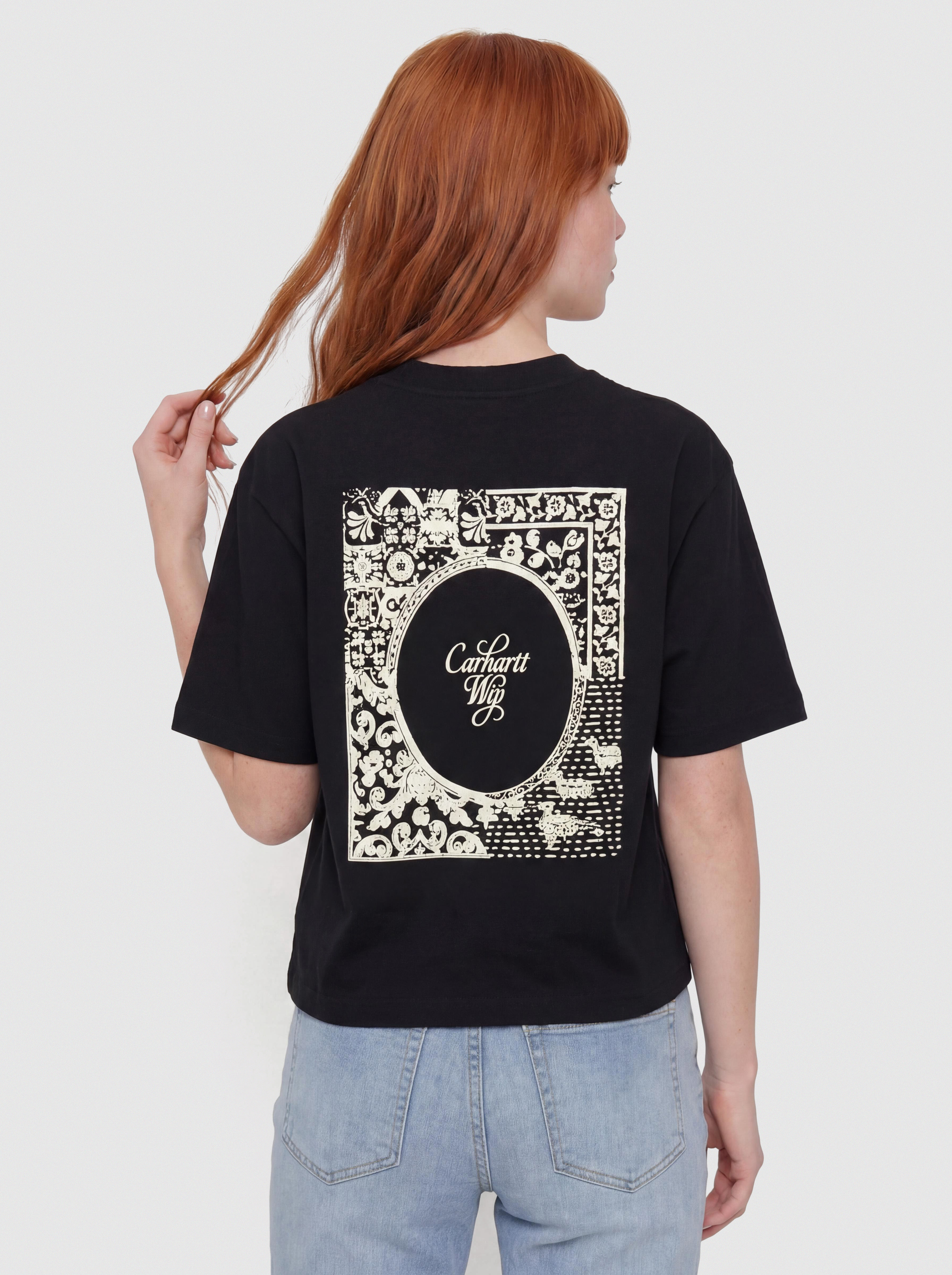 Тениска Carhartt WIP Vestige Wmn (black)
