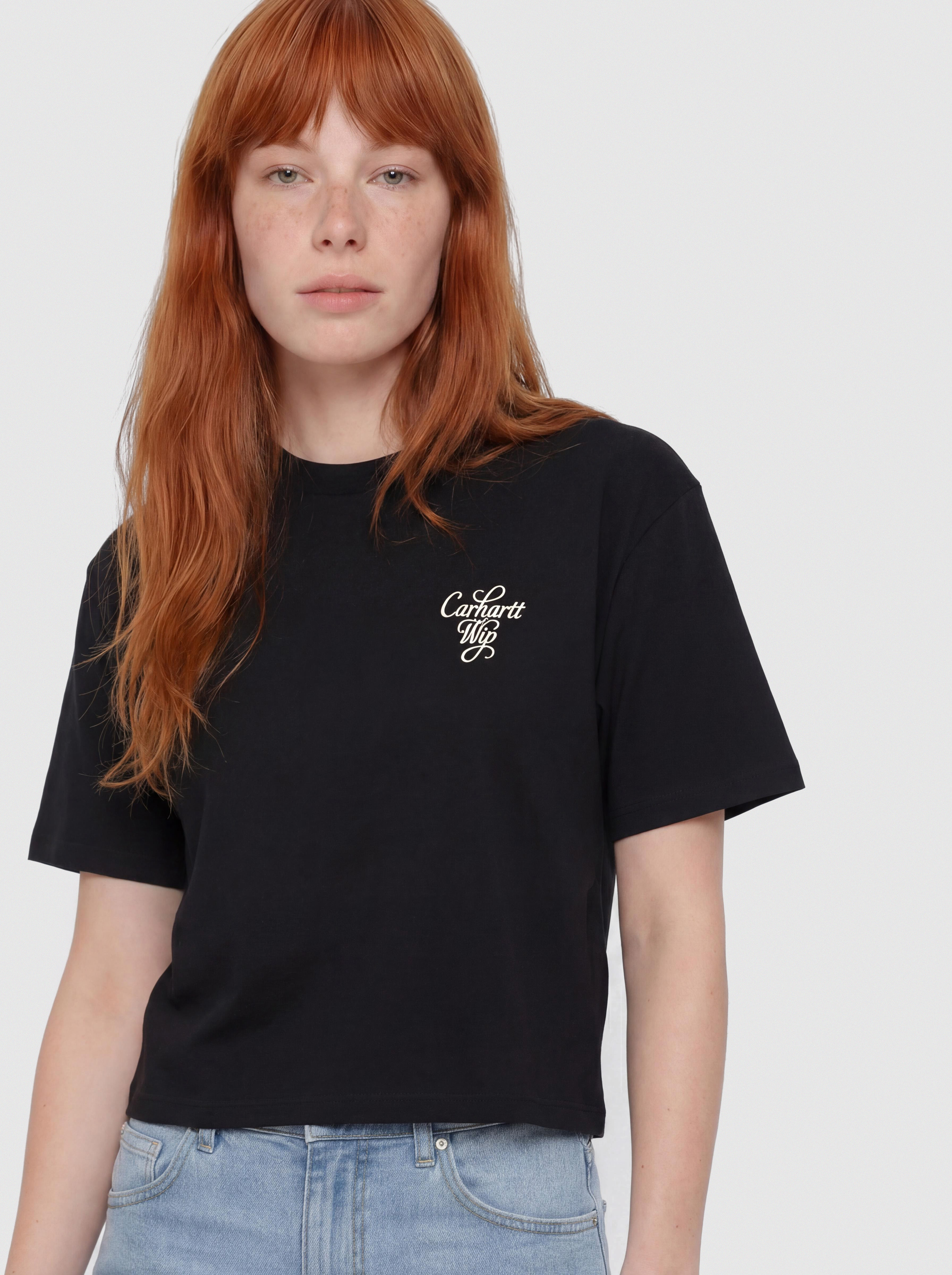 Тениска Carhartt WIP Vestige Wmn (black)