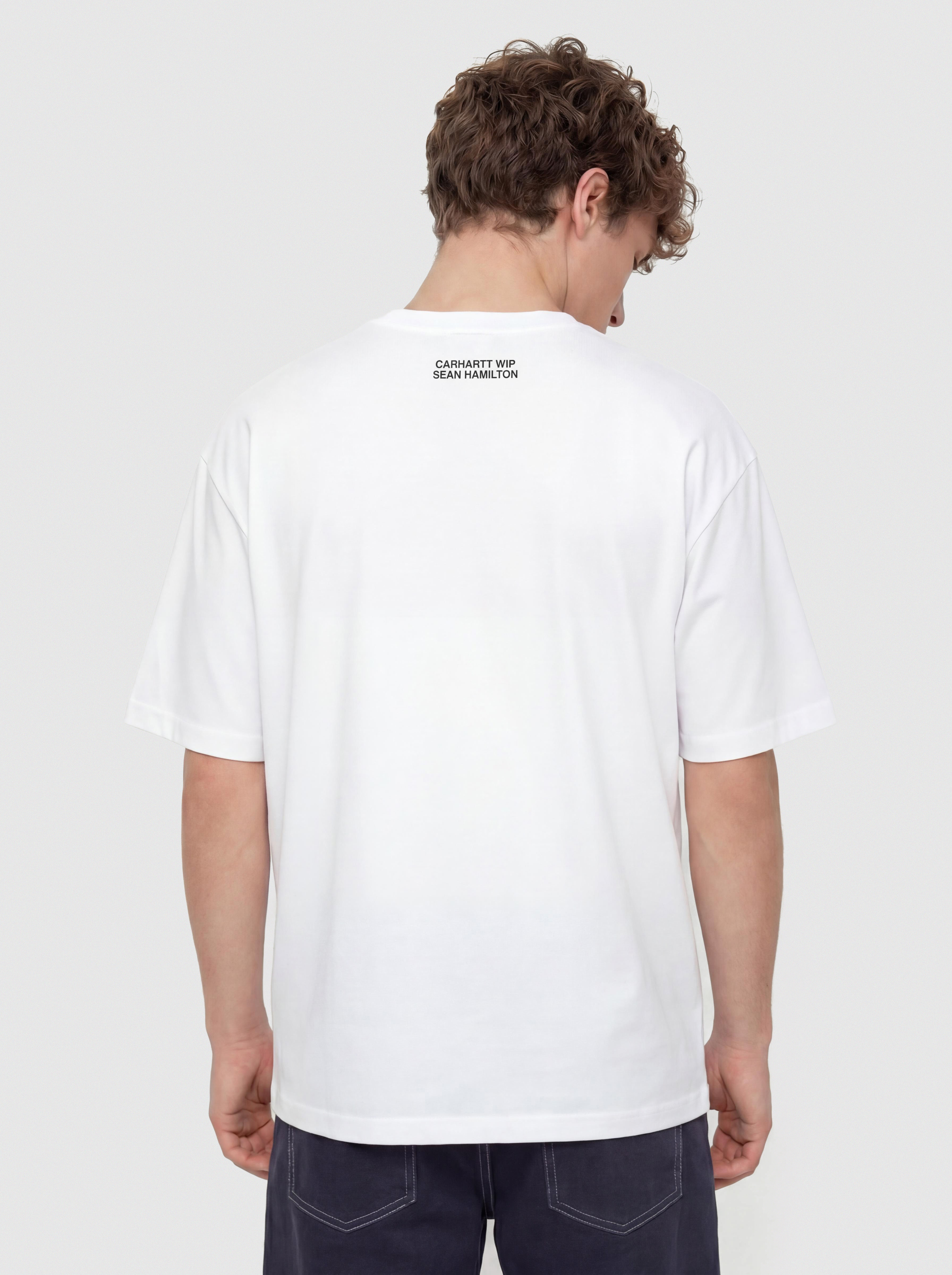 Тениска Carhartt WIP Sean Hamilton 02 (white)