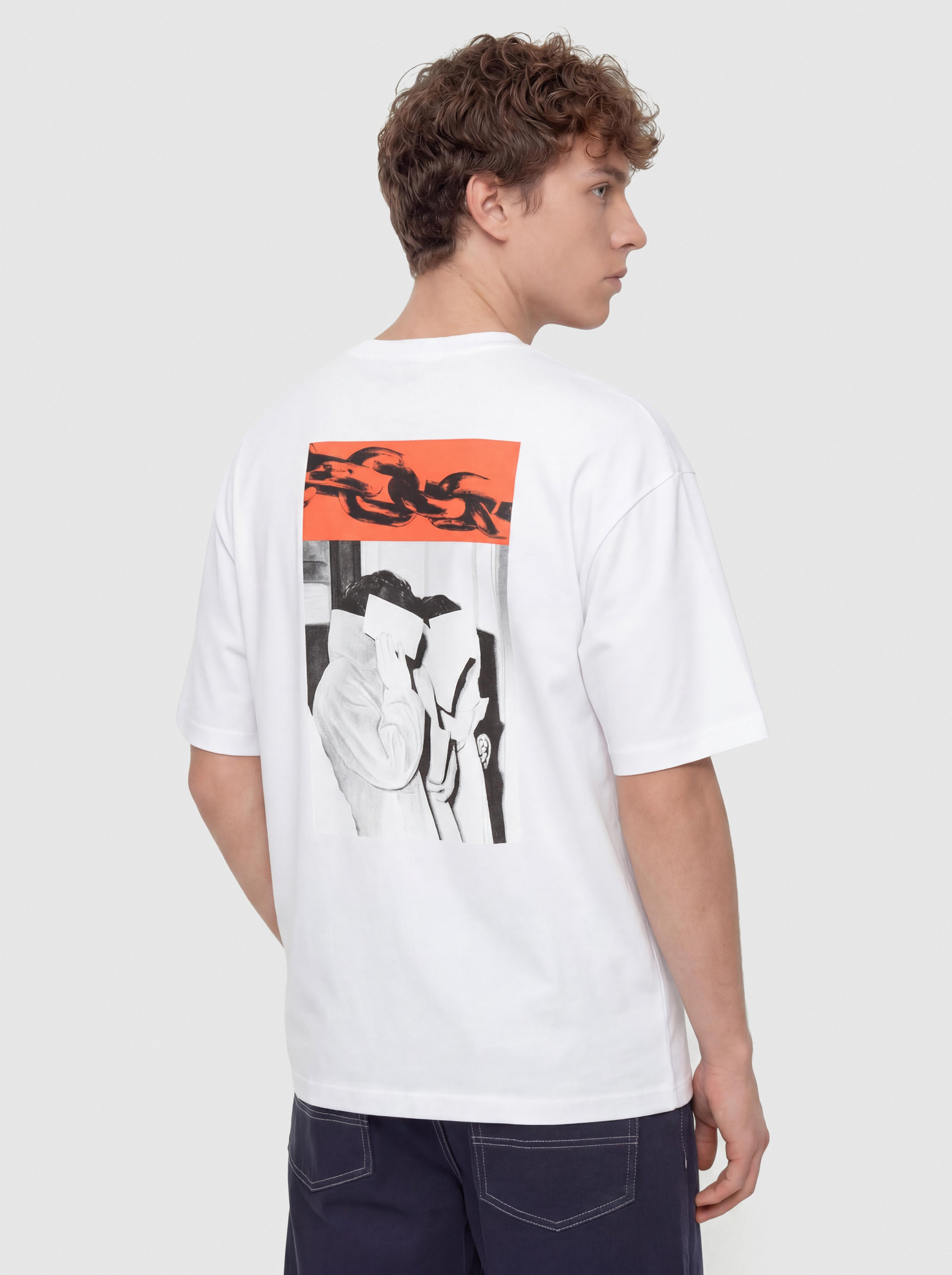 Тениска Carhartt WIP Sean Hamilton 01 (white)