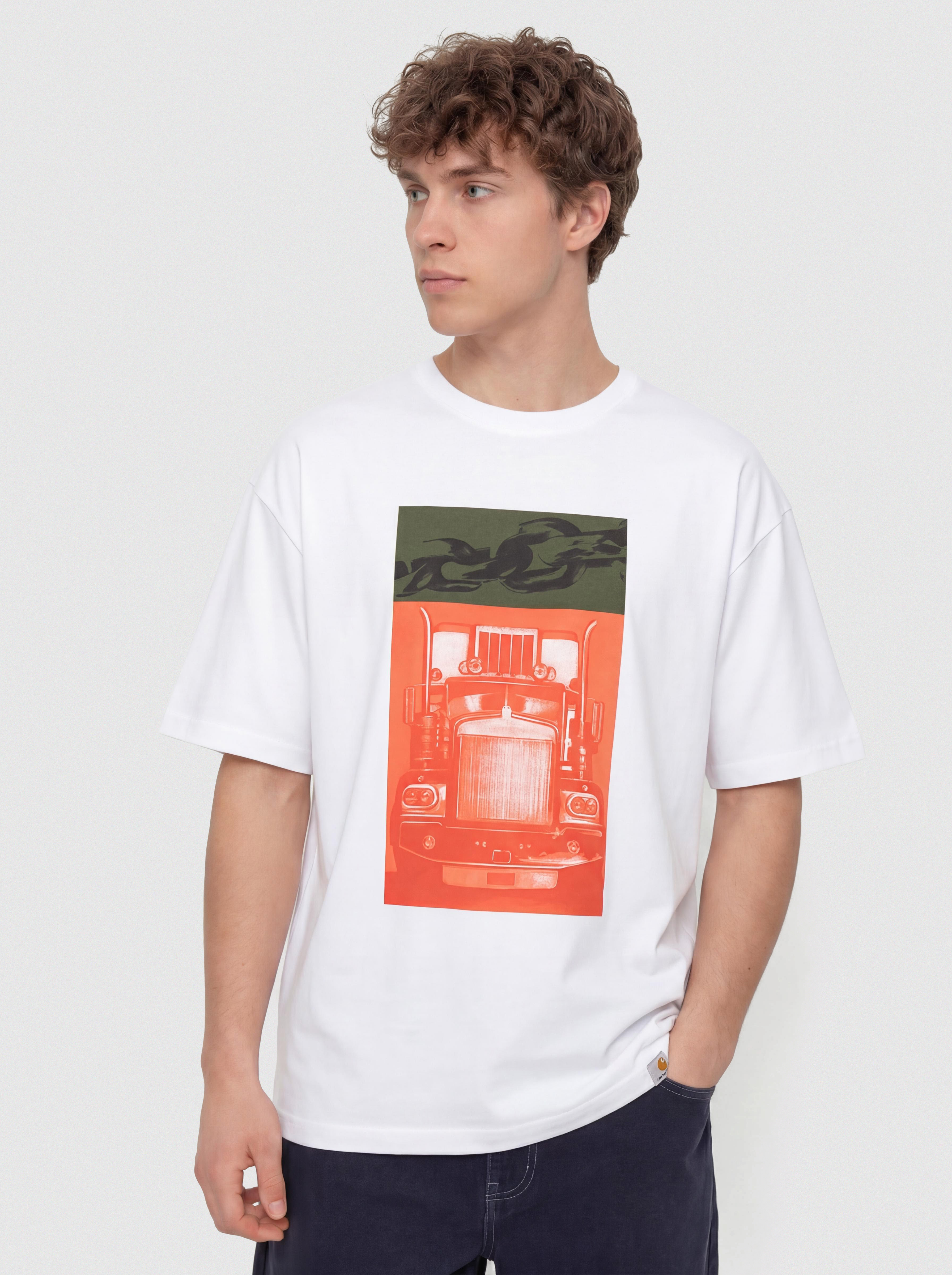 Тениска Carhartt WIP Sean Hamilton 01 (white)