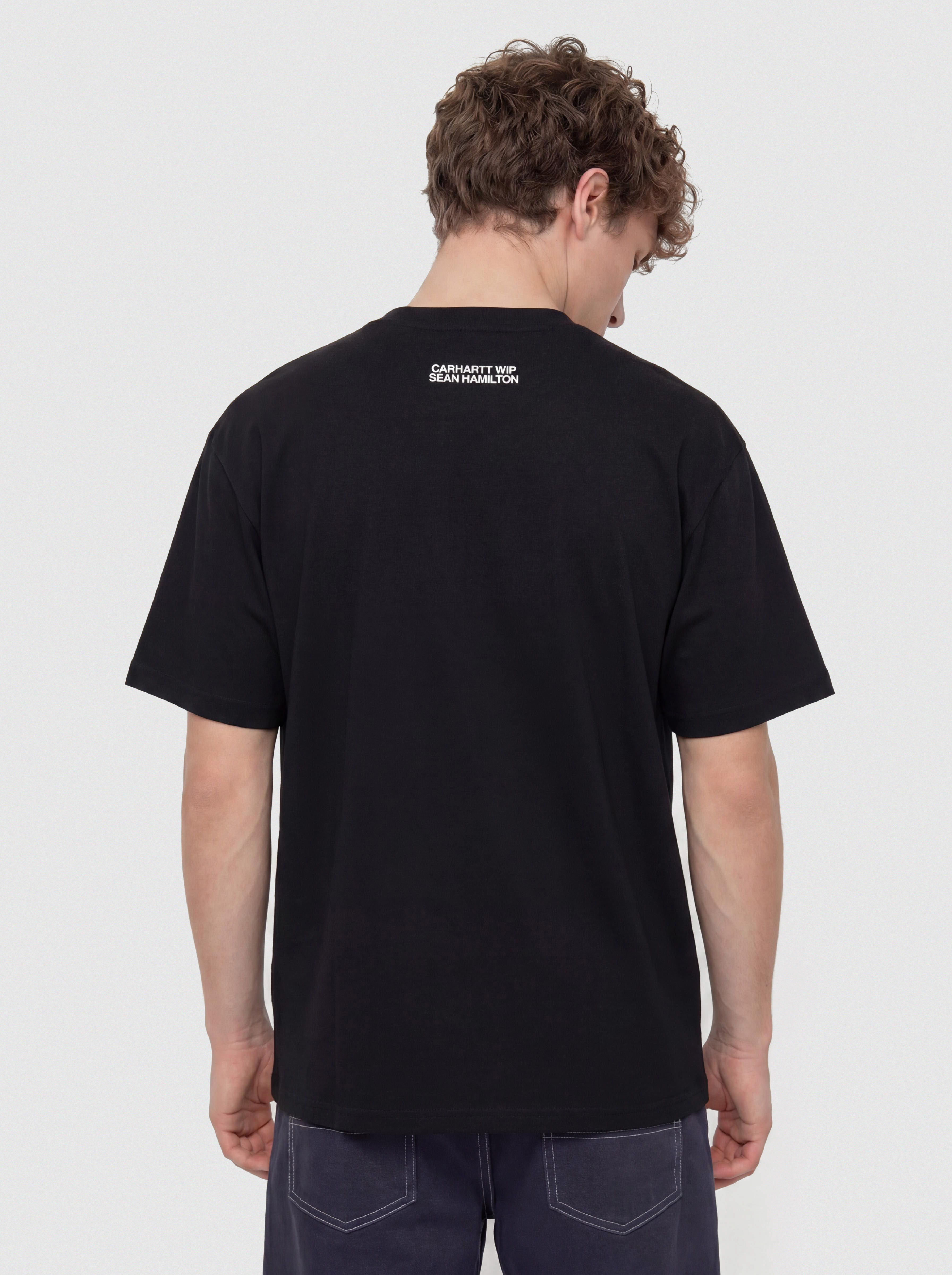 Тениска Carhartt WIP Sean Hamilton 02 (black)