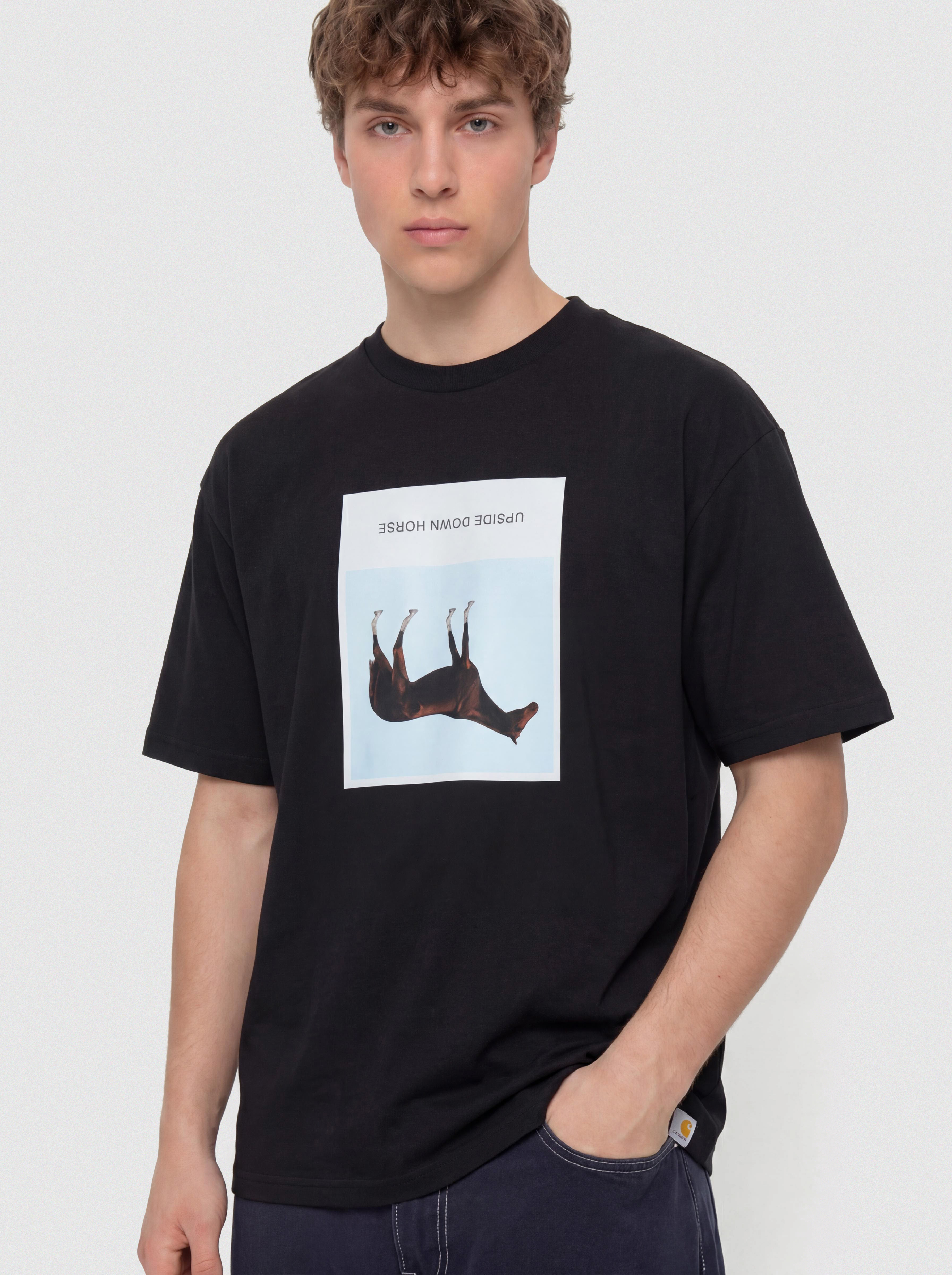 Тениска Carhartt WIP Sean Hamilton 02 (black)