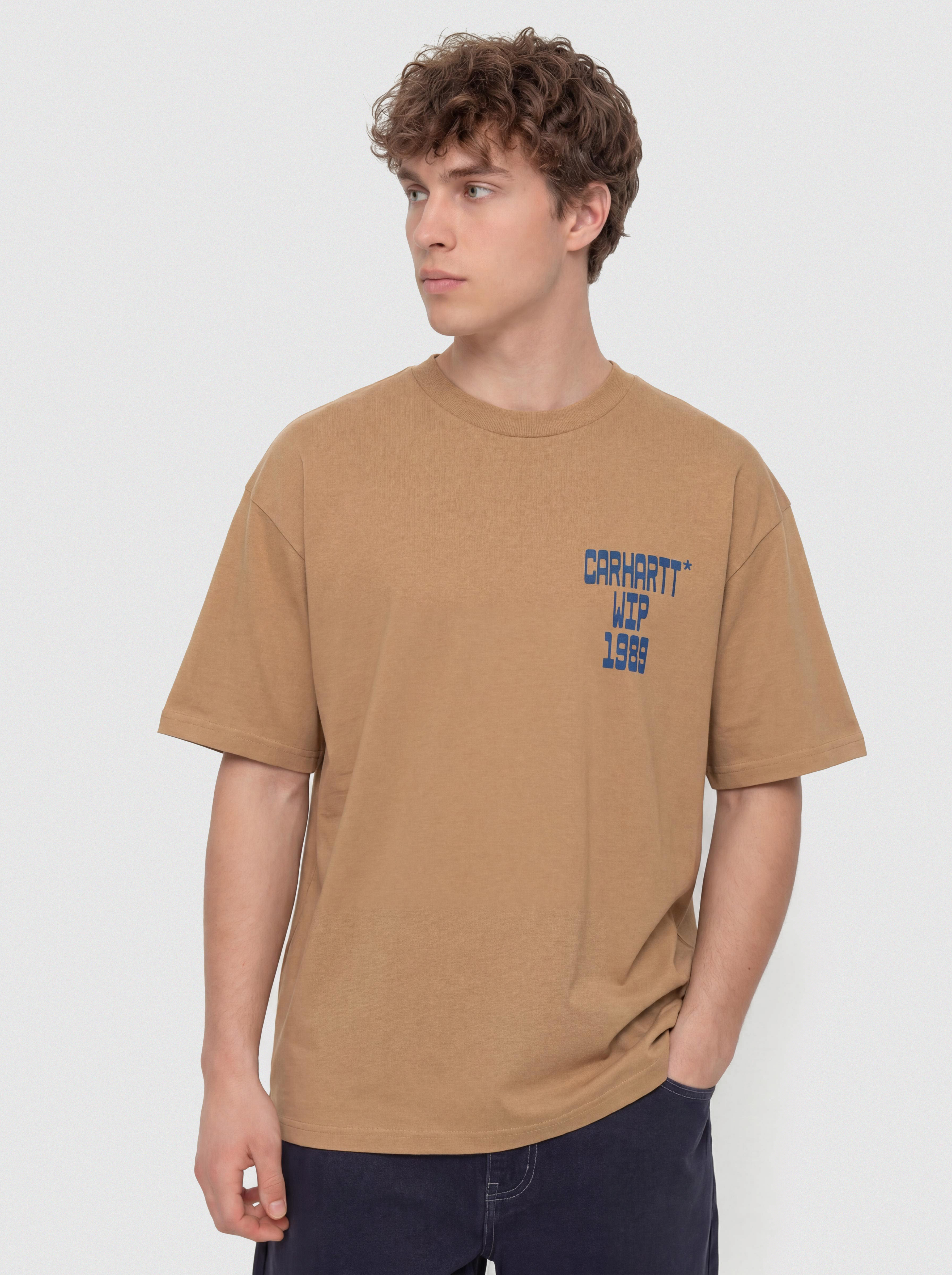 Тениска Carhartt WIP Blocks (peanut)