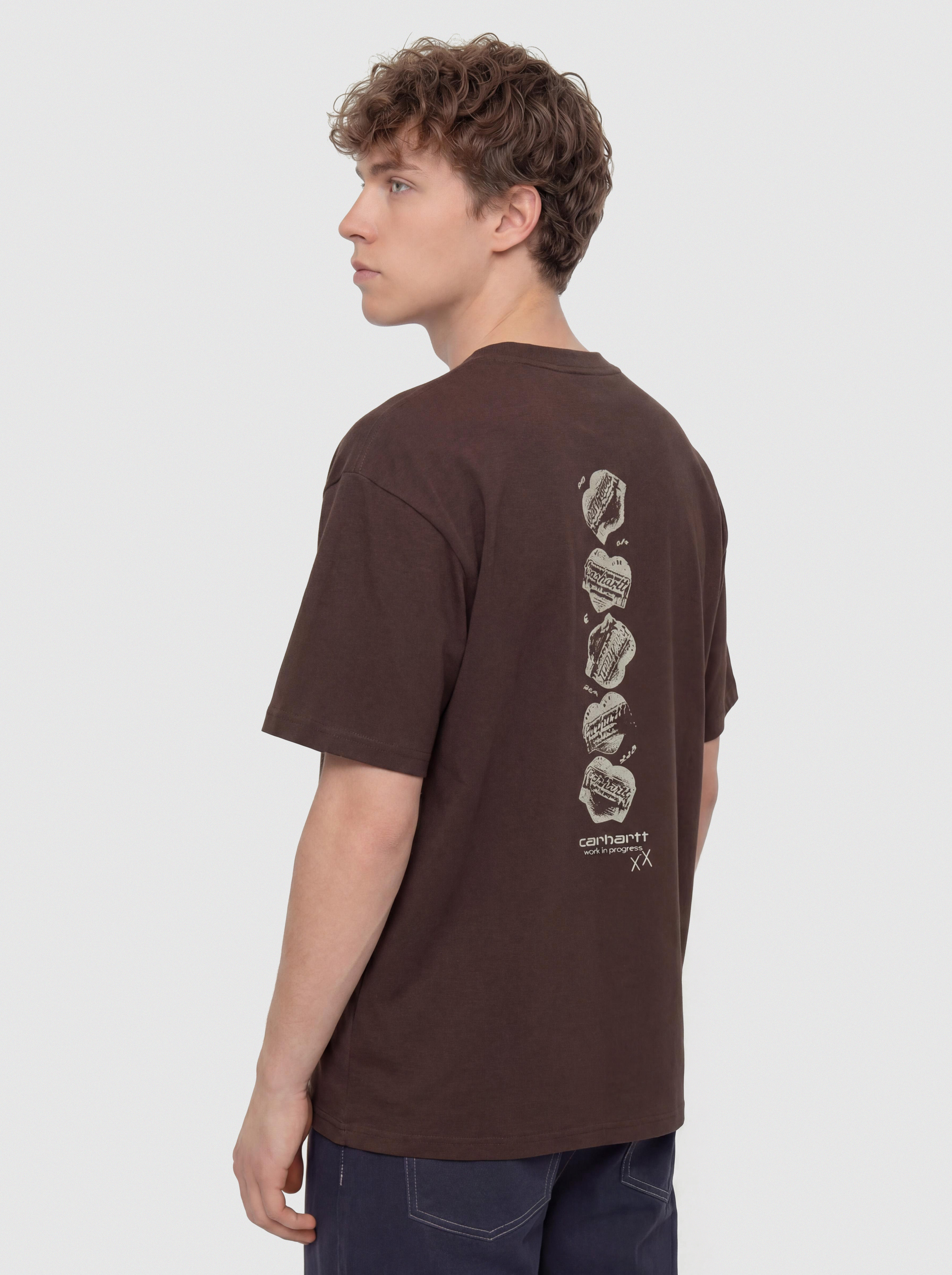 Тениска Carhartt WIP Garble (palisander)
