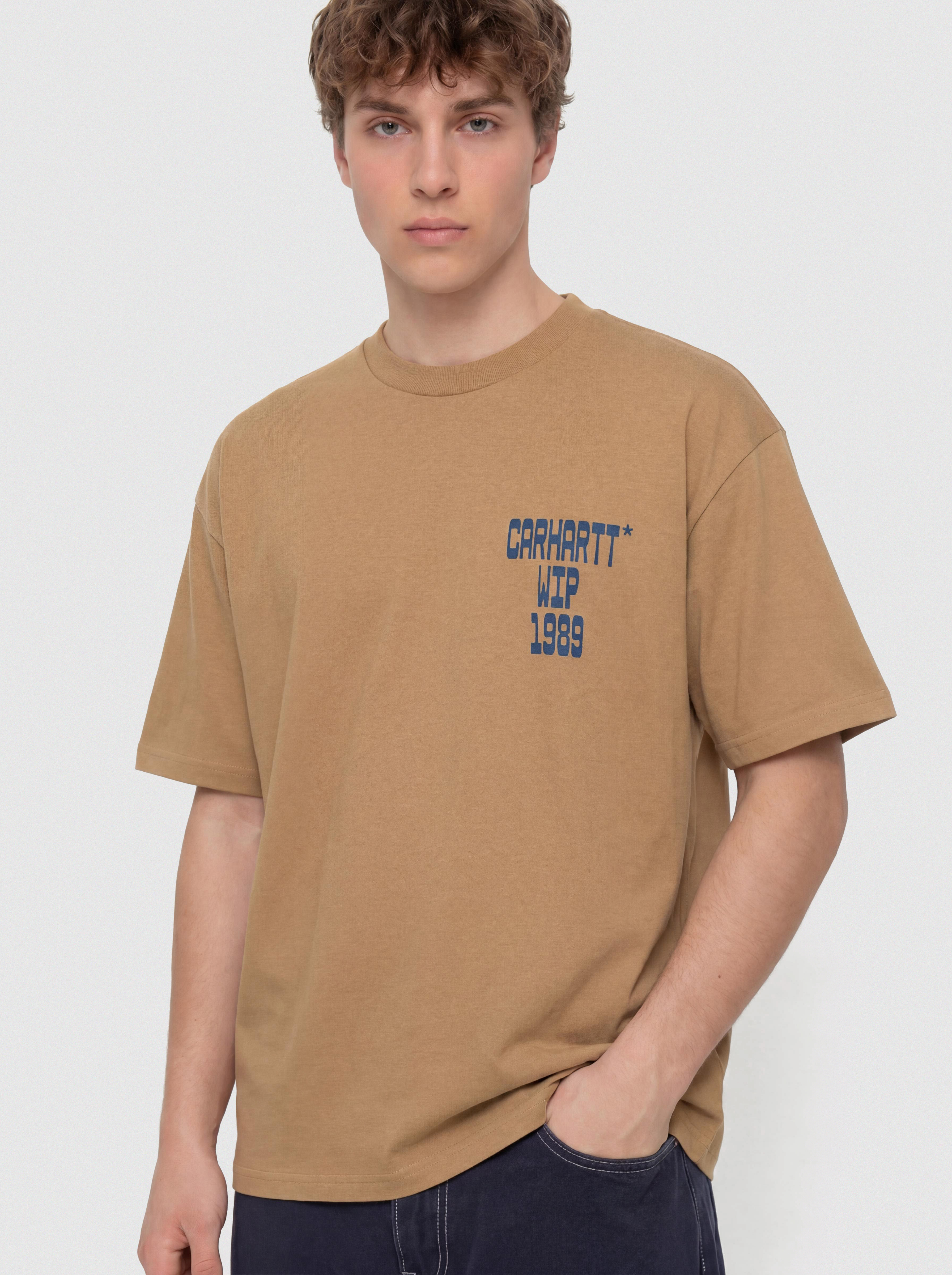 Тениска Carhartt WIP Blocks (peanut)