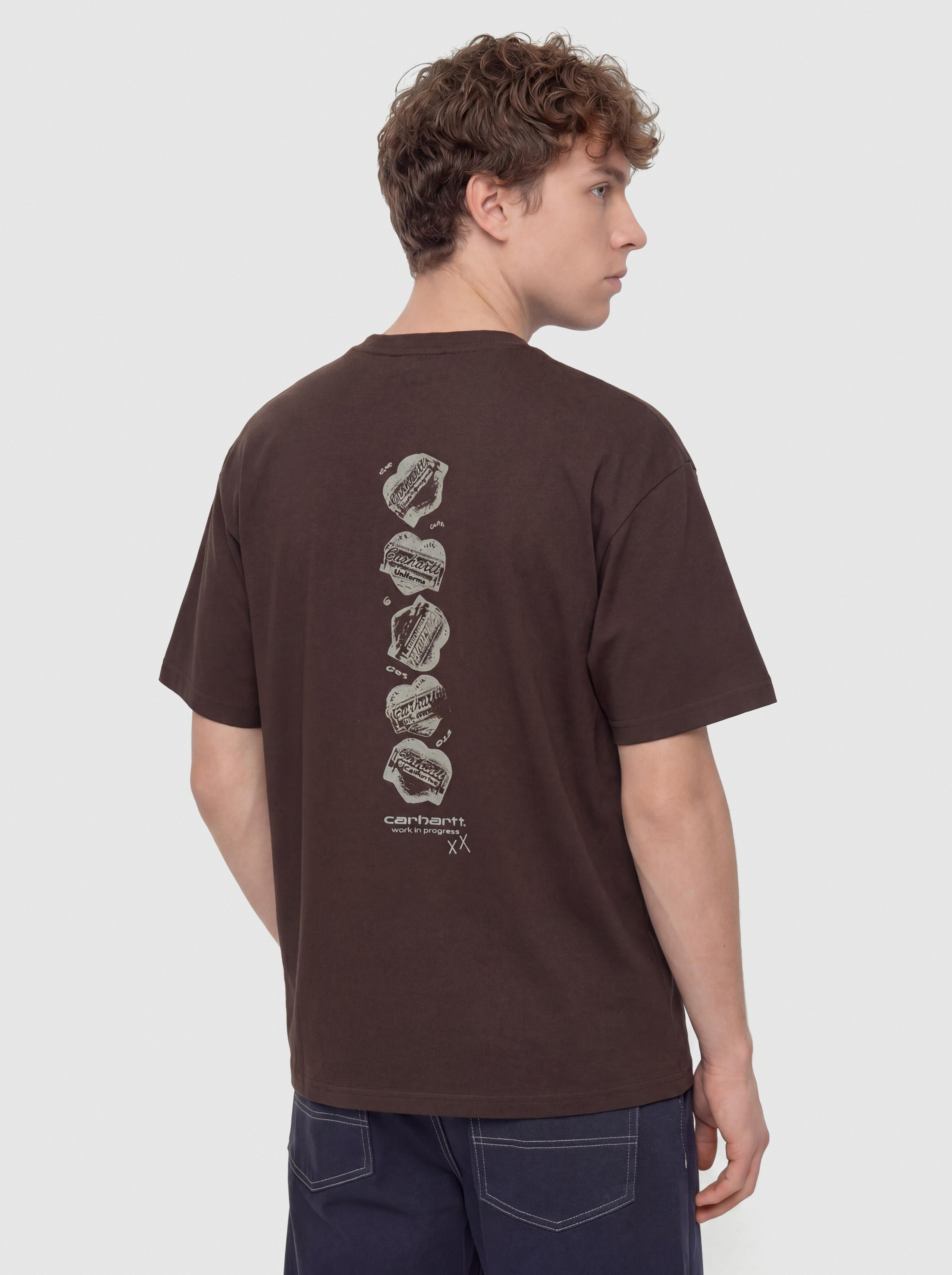 Тениска Carhartt WIP Garble (palisander)