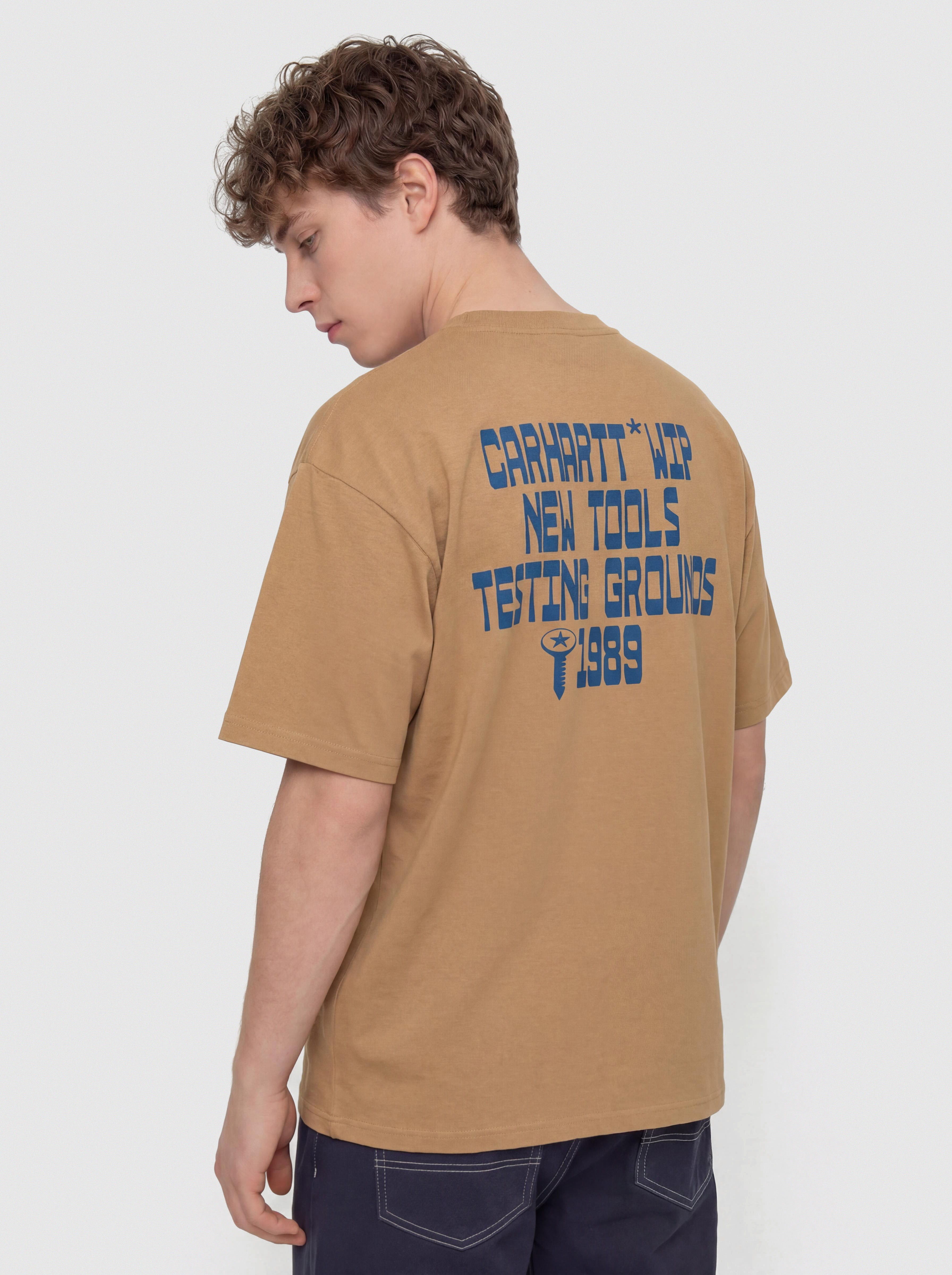 Тениска Carhartt WIP Blocks (peanut)