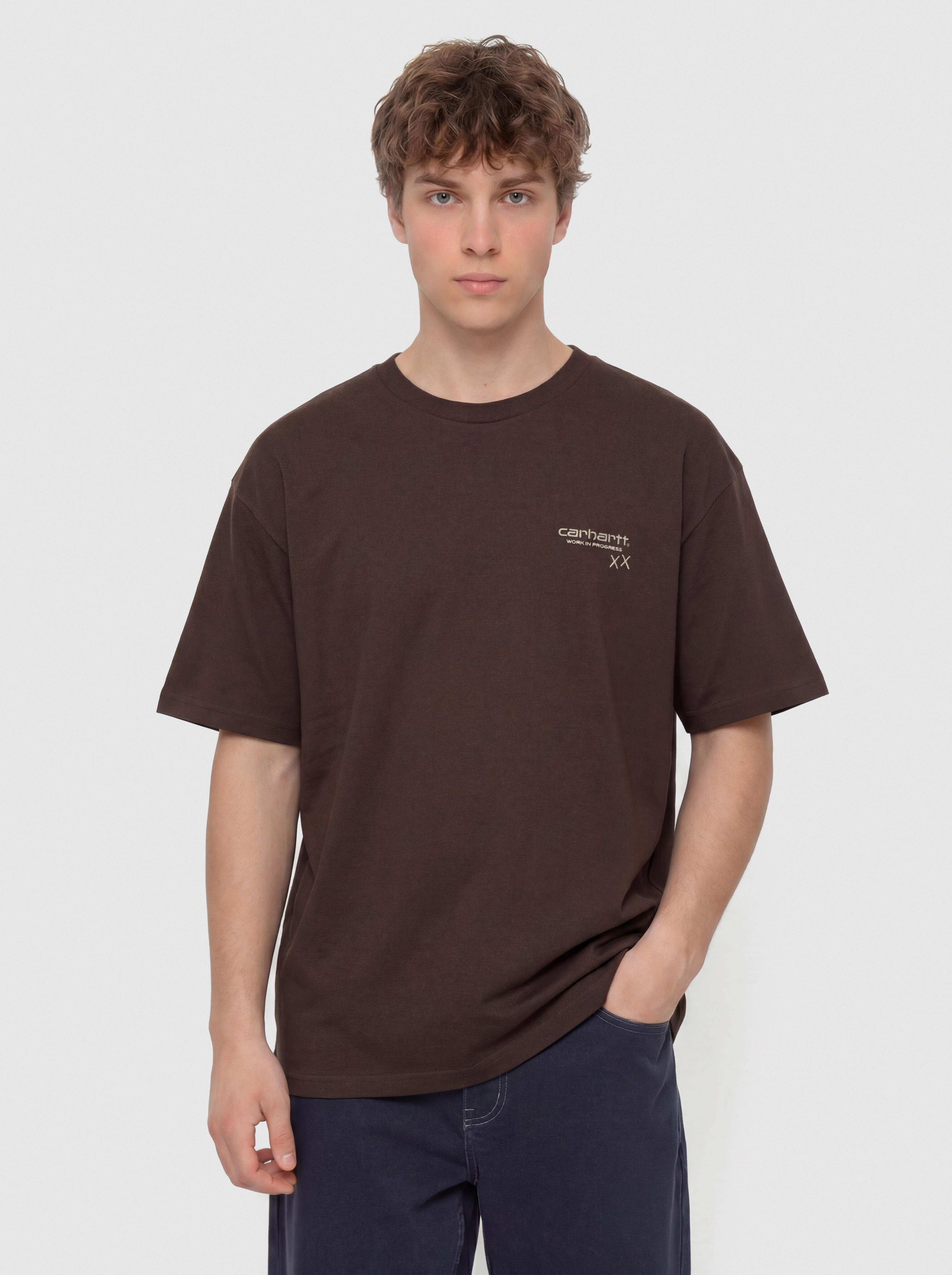 Тениска Carhartt WIP Garble (palisander)