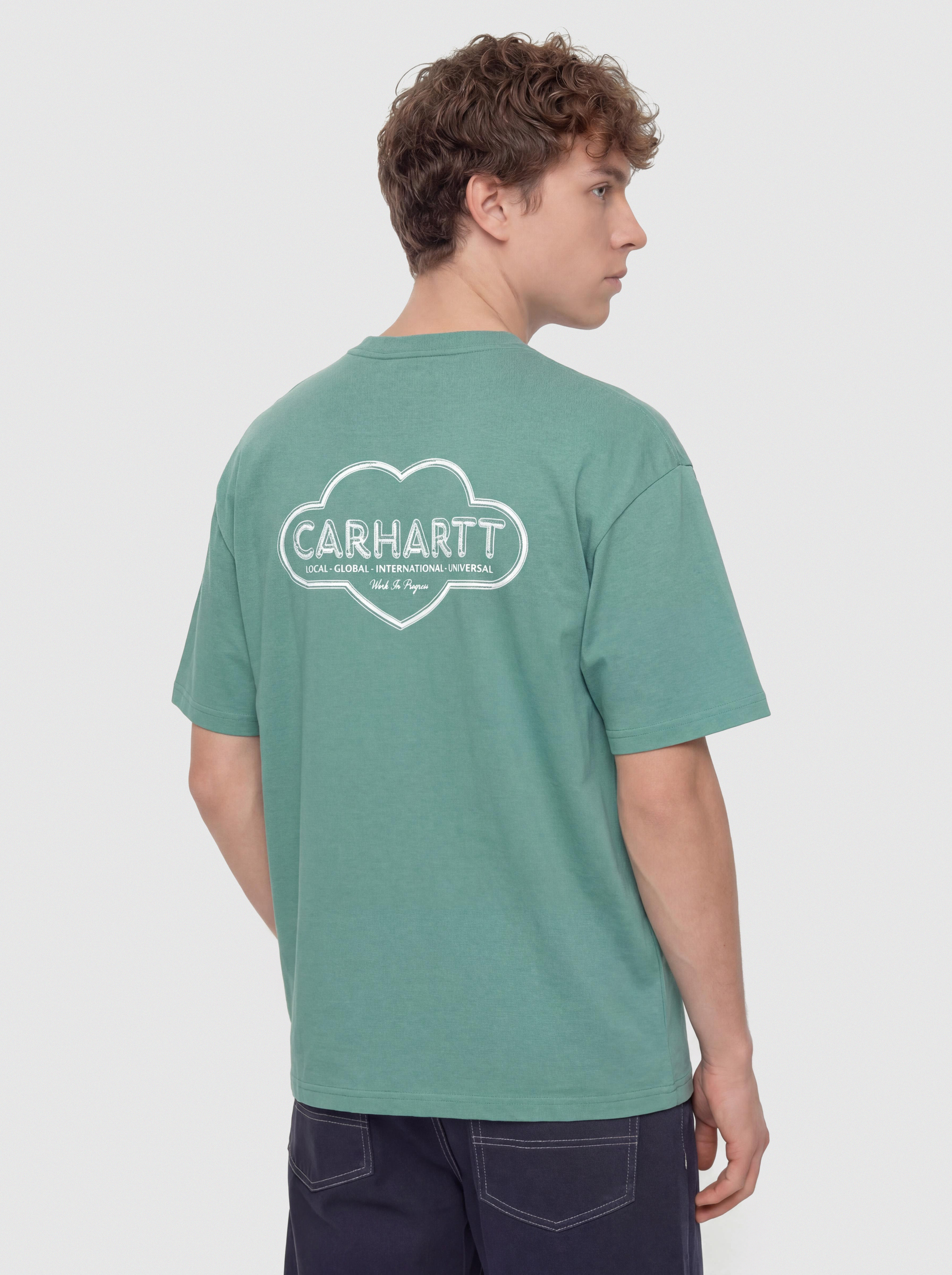 Тениска Carhartt WIP Cloud Heart (lily)