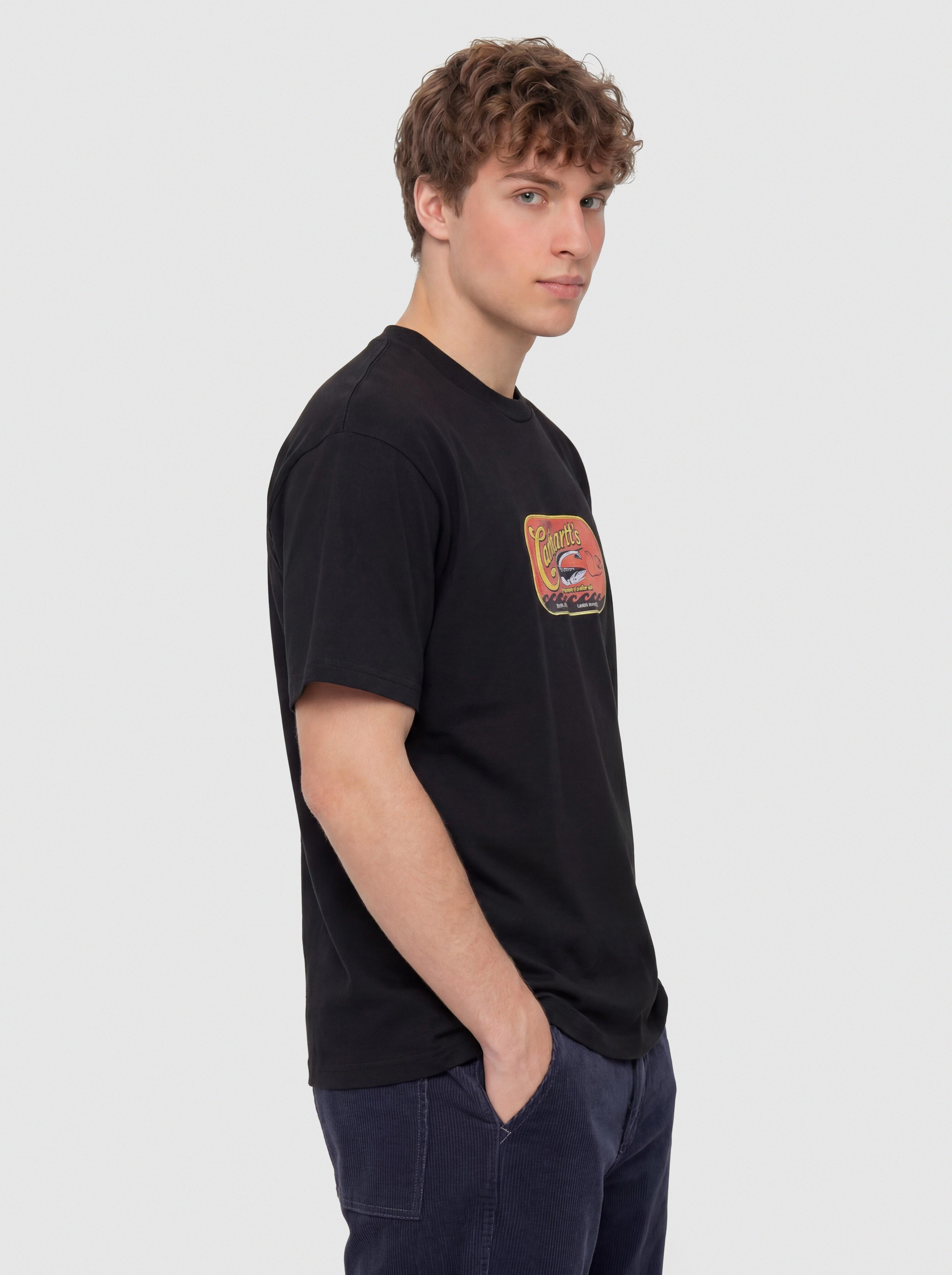 Тениска Carhartt WIP Sardinas (black)