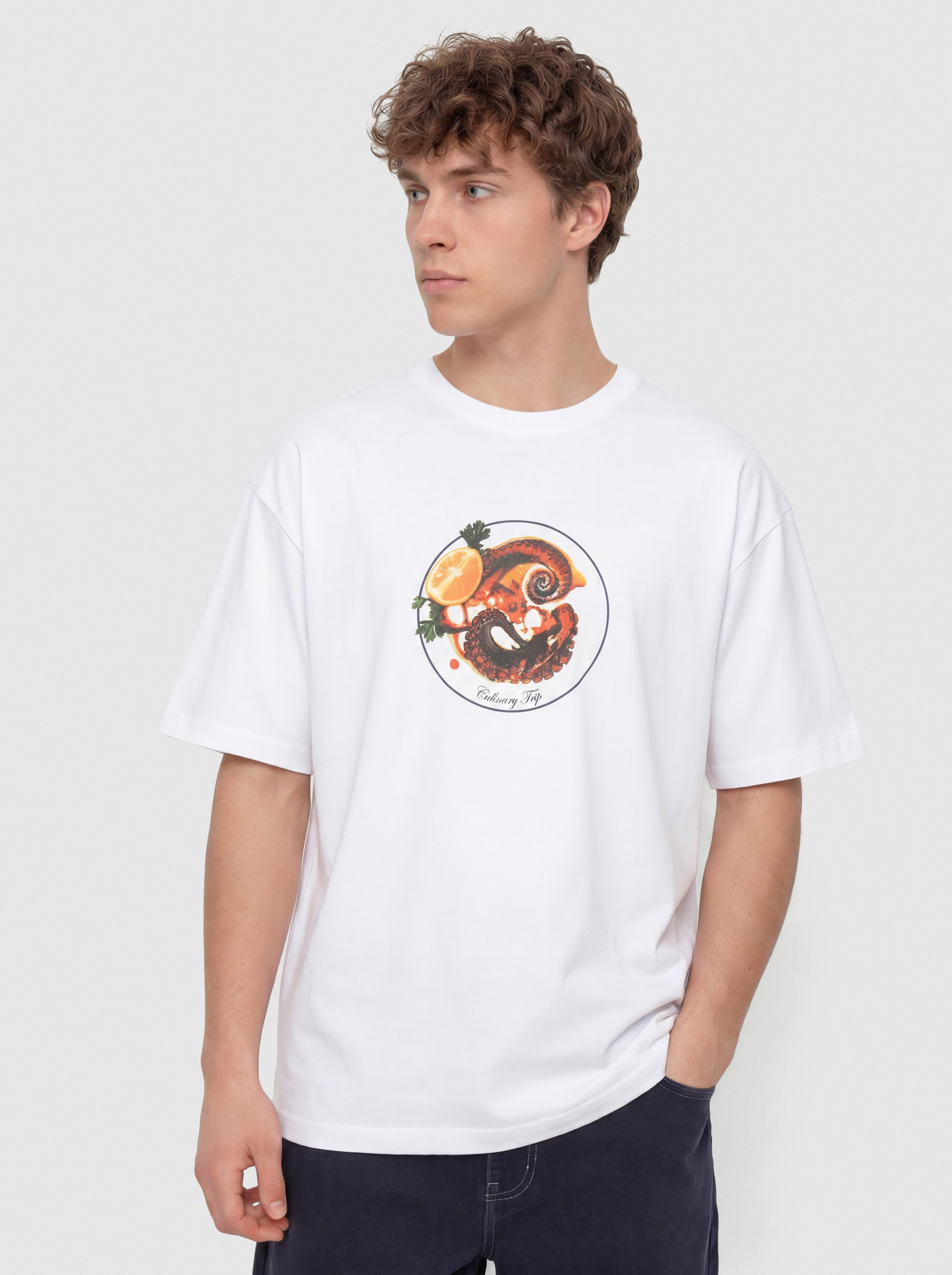 Тениска Carhartt WIP Octopus (white)