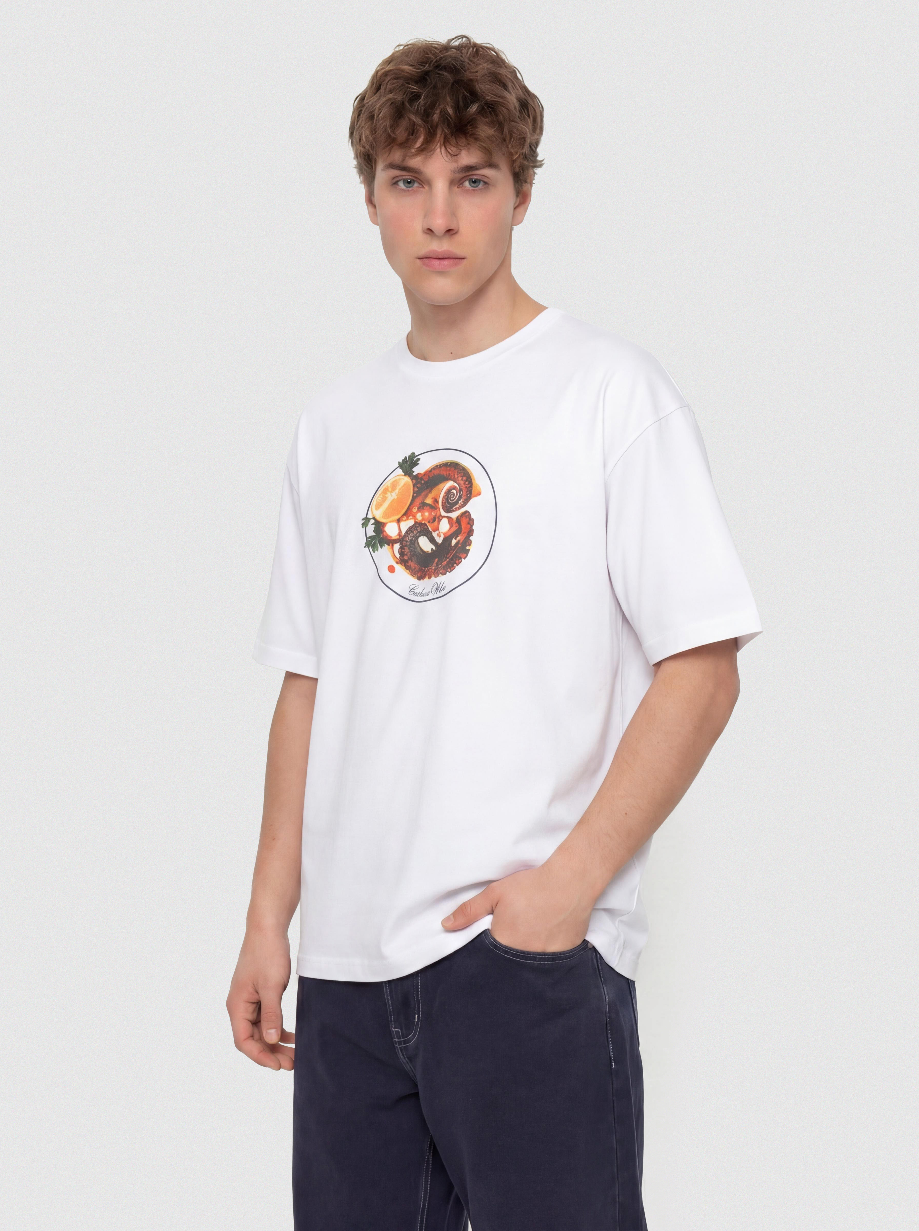 Тениска Carhartt WIP Octopus (white)