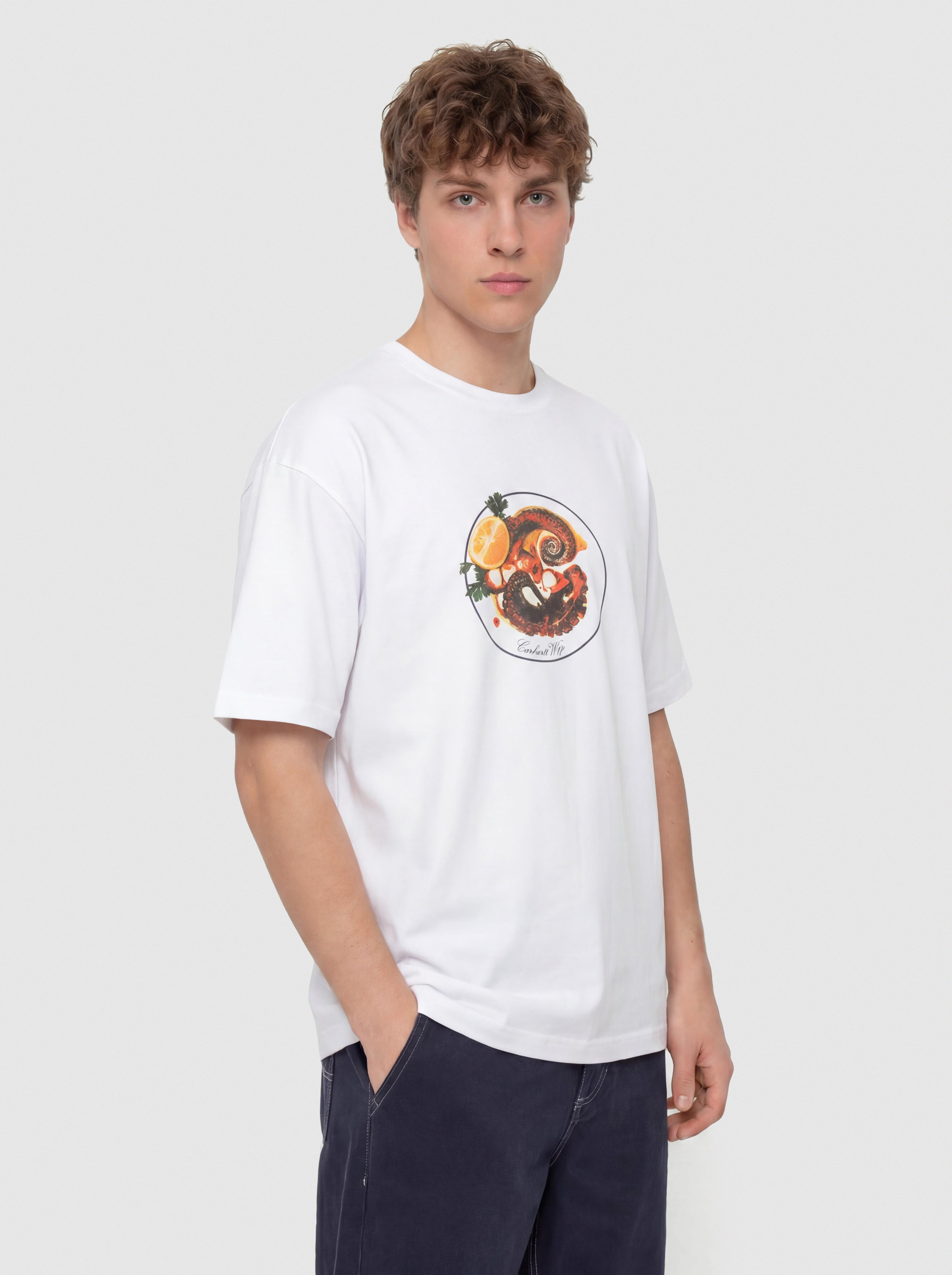 Тениска Carhartt WIP Octopus (white)