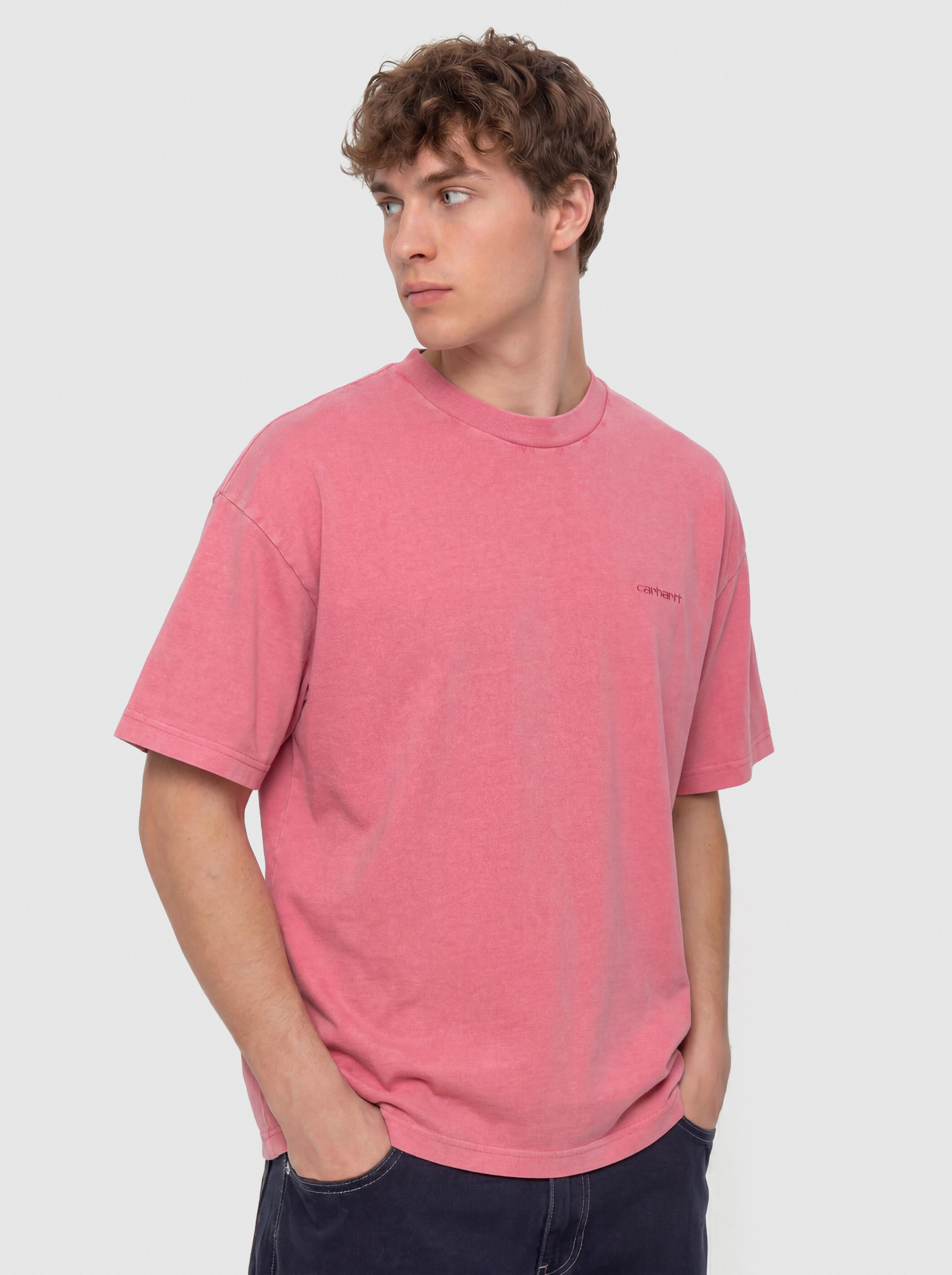 Тениска Carhartt WIP Benton (primrose)