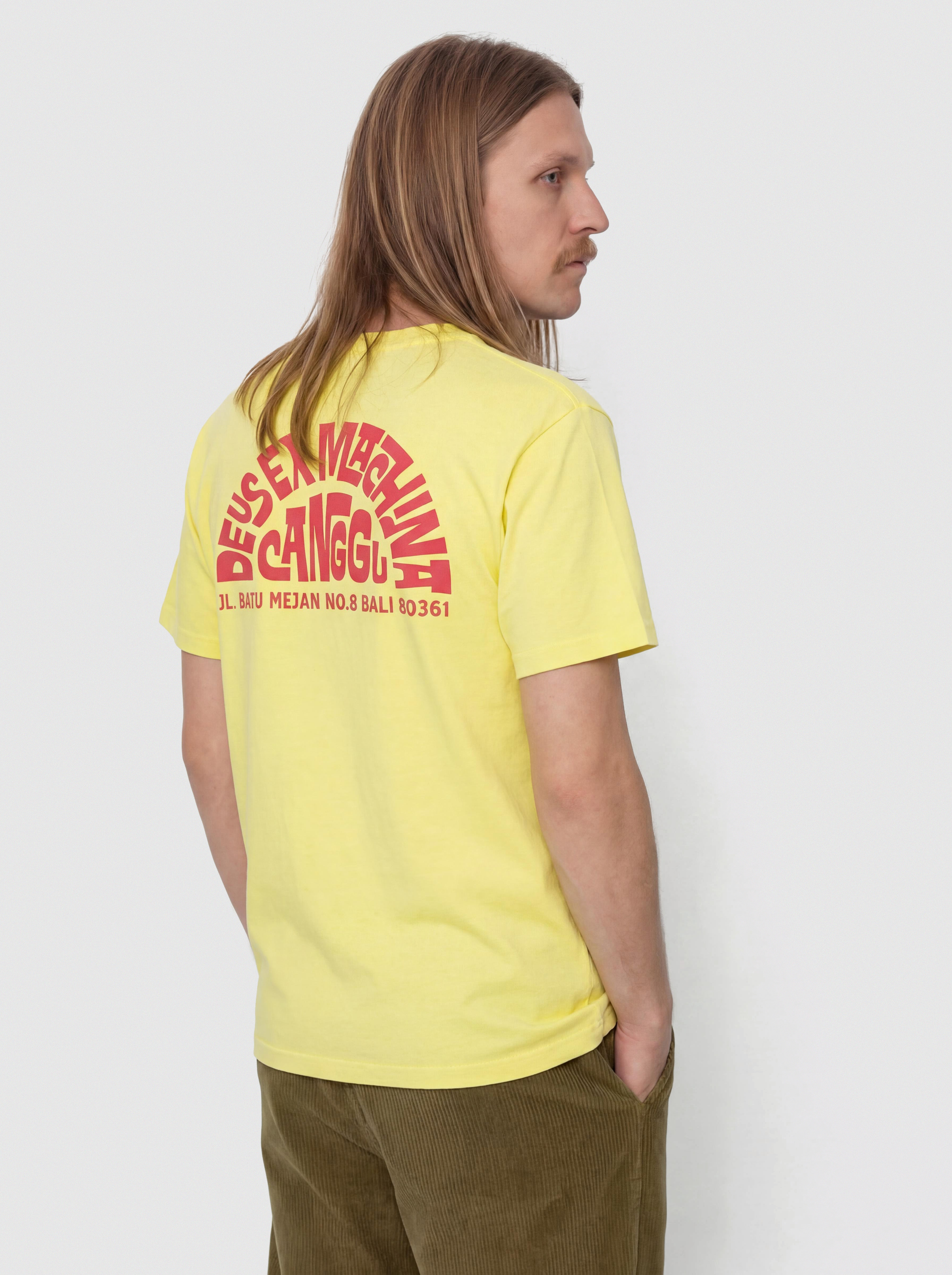 Тениска Deus Ex Machina Canggu Address (canary yellow)