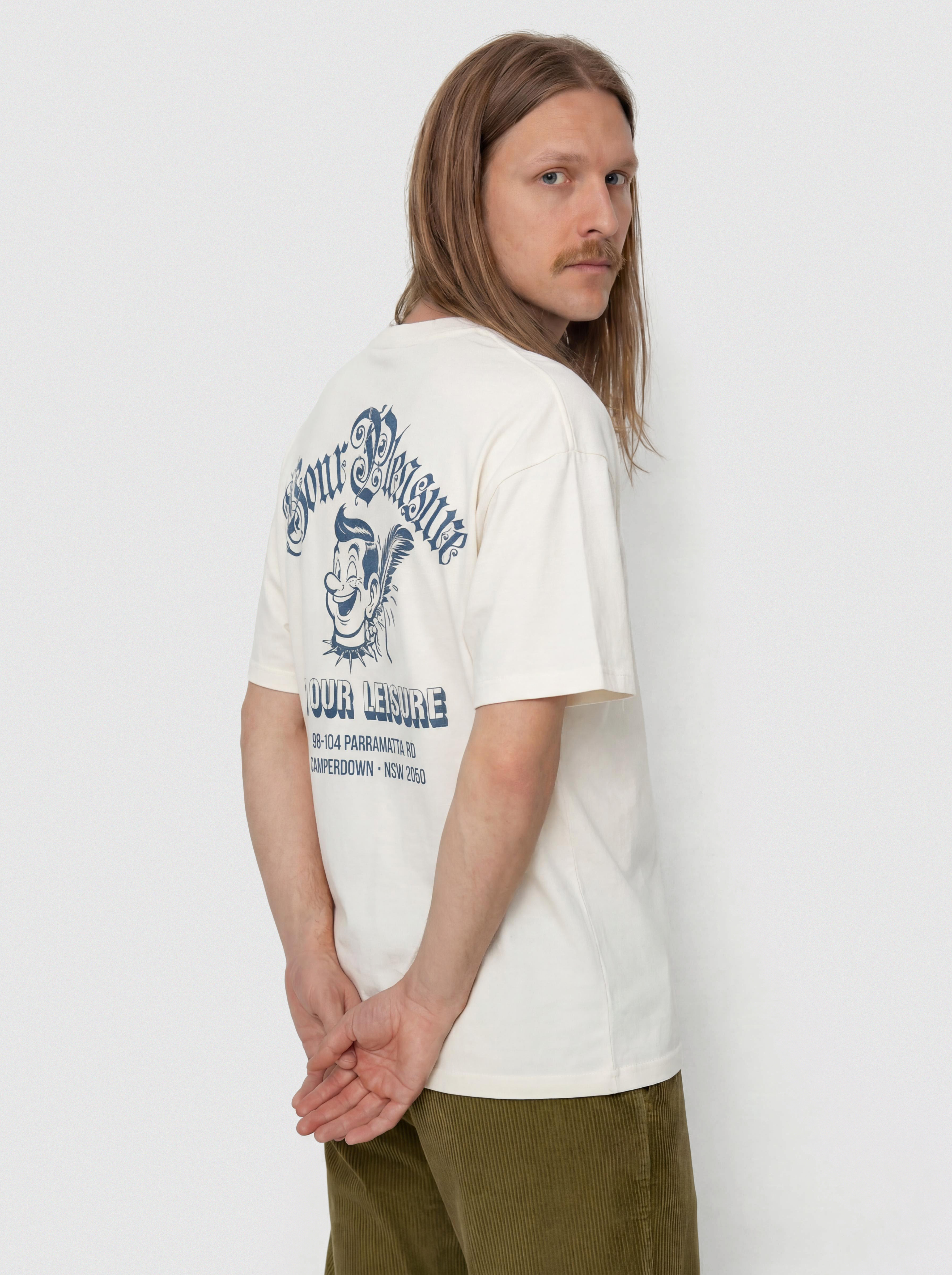 Тениска Deus Ex Machina Ruff And Smooth (vintage white)