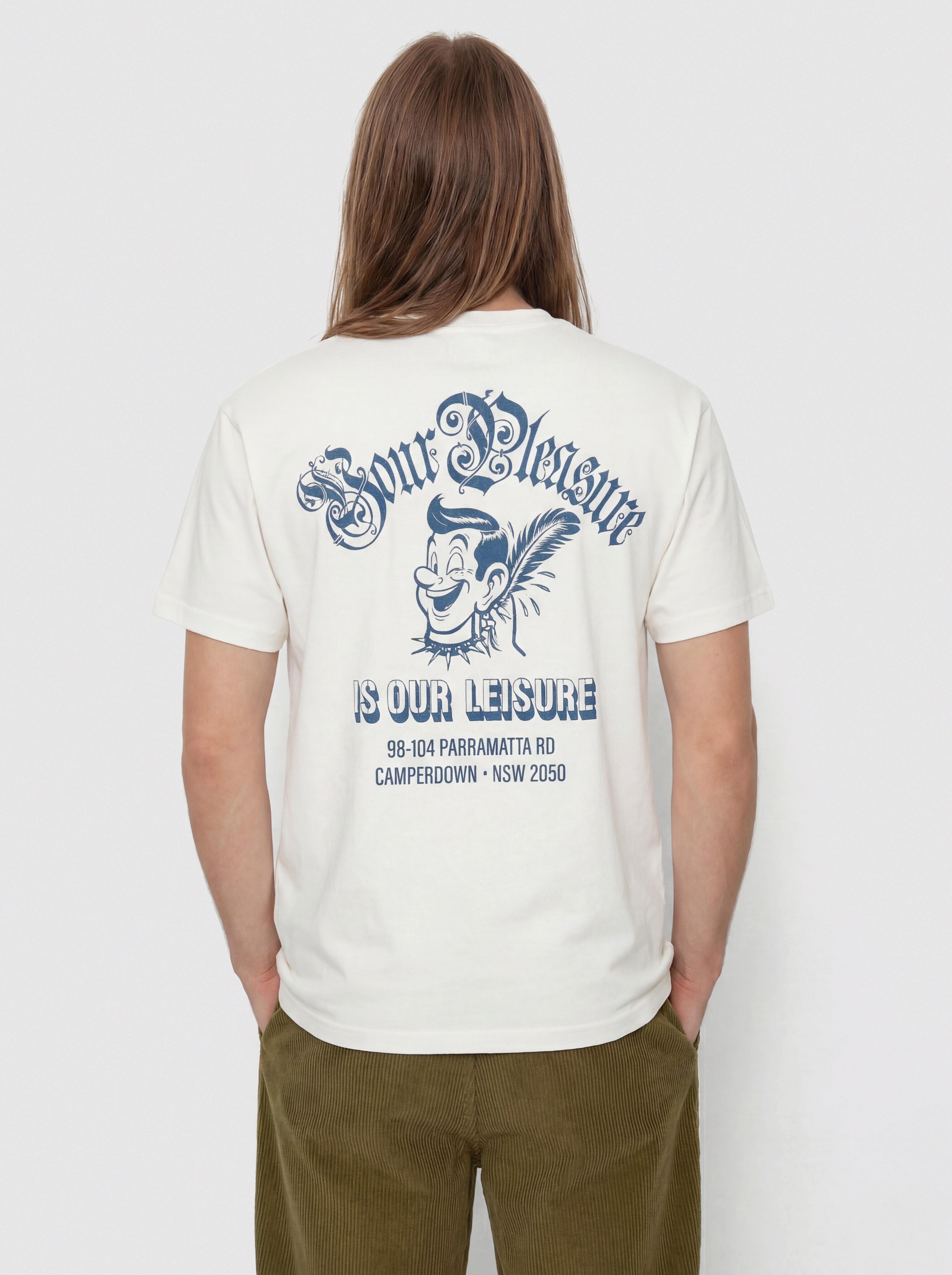 Тениска Deus Ex Machina Ruff And Smooth (vintage white)