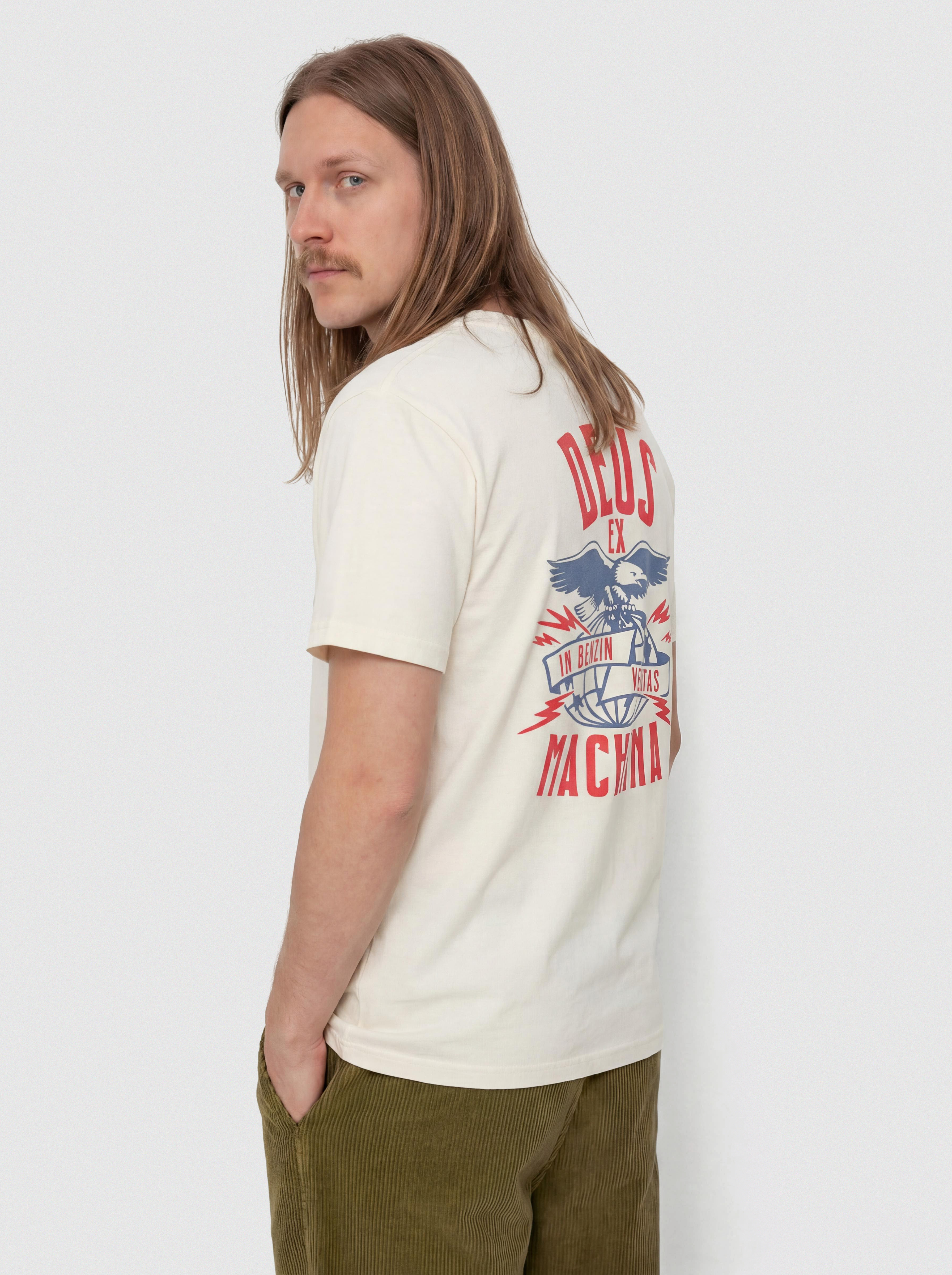 Тениска Deus Ex Machina Claw Some Whizz (dirty white)