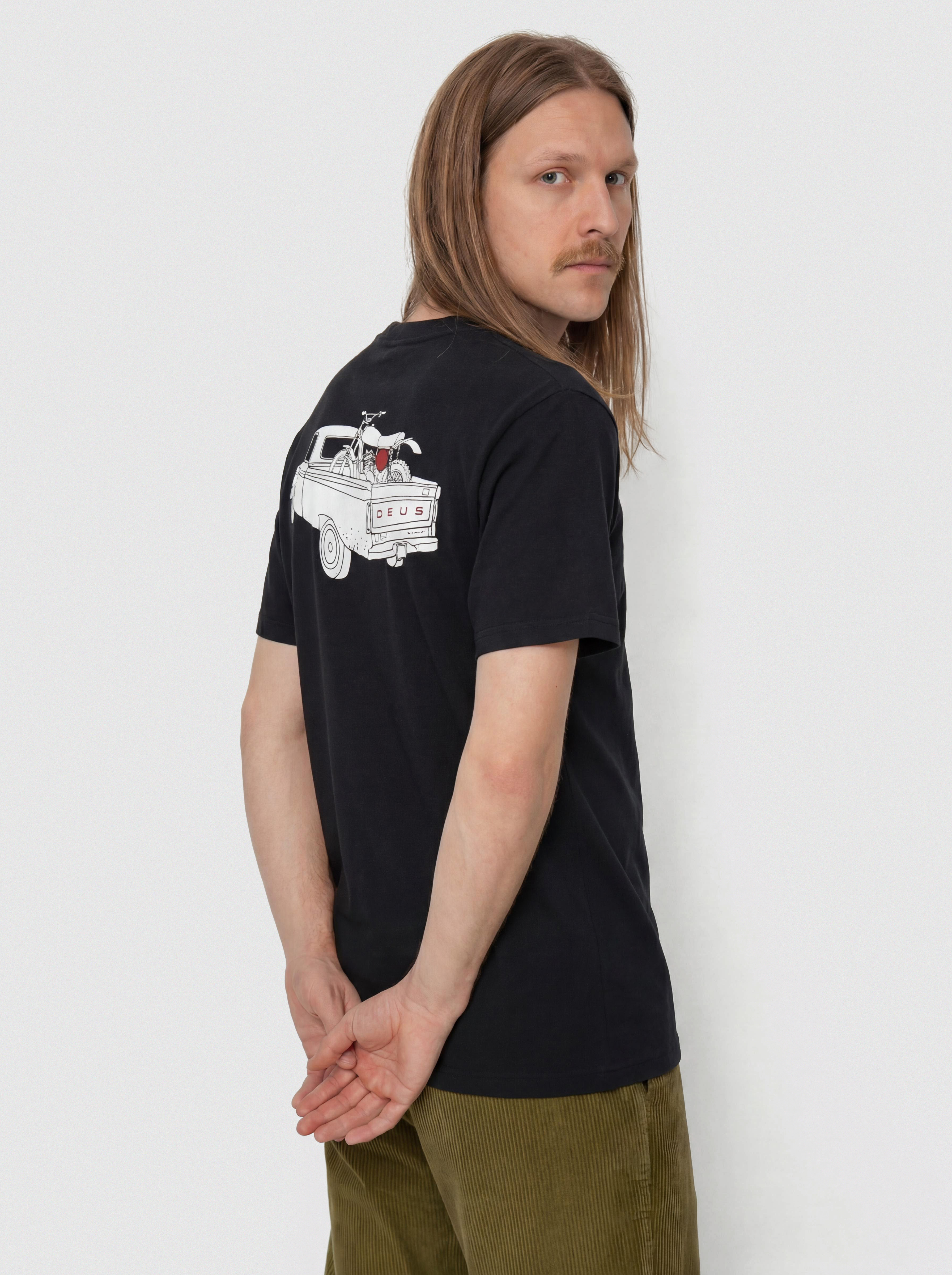 Тениска Deus Ex Machina Carby Pickup (black)