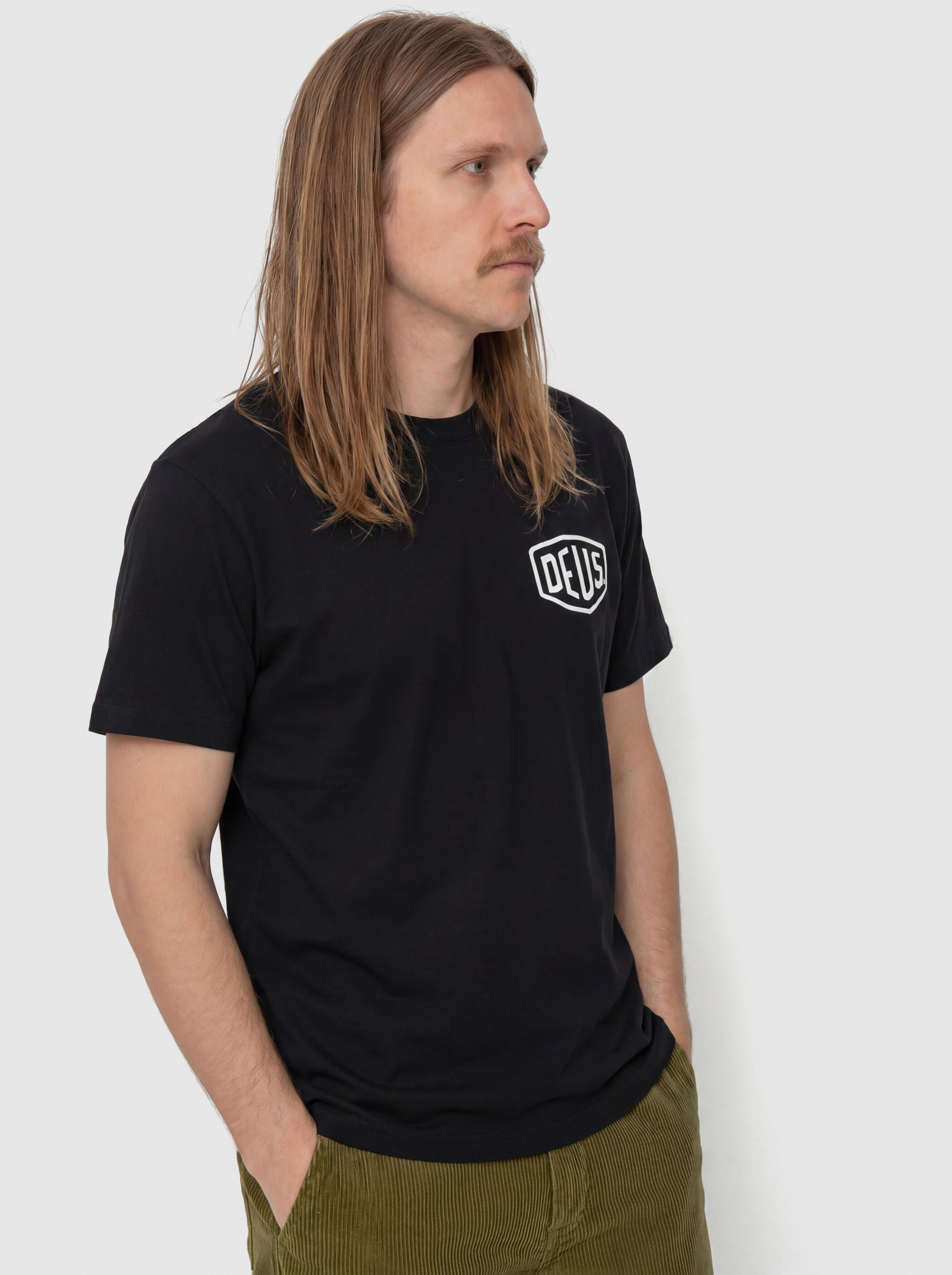 Тениска Deus Ex Machina Frontage (black)