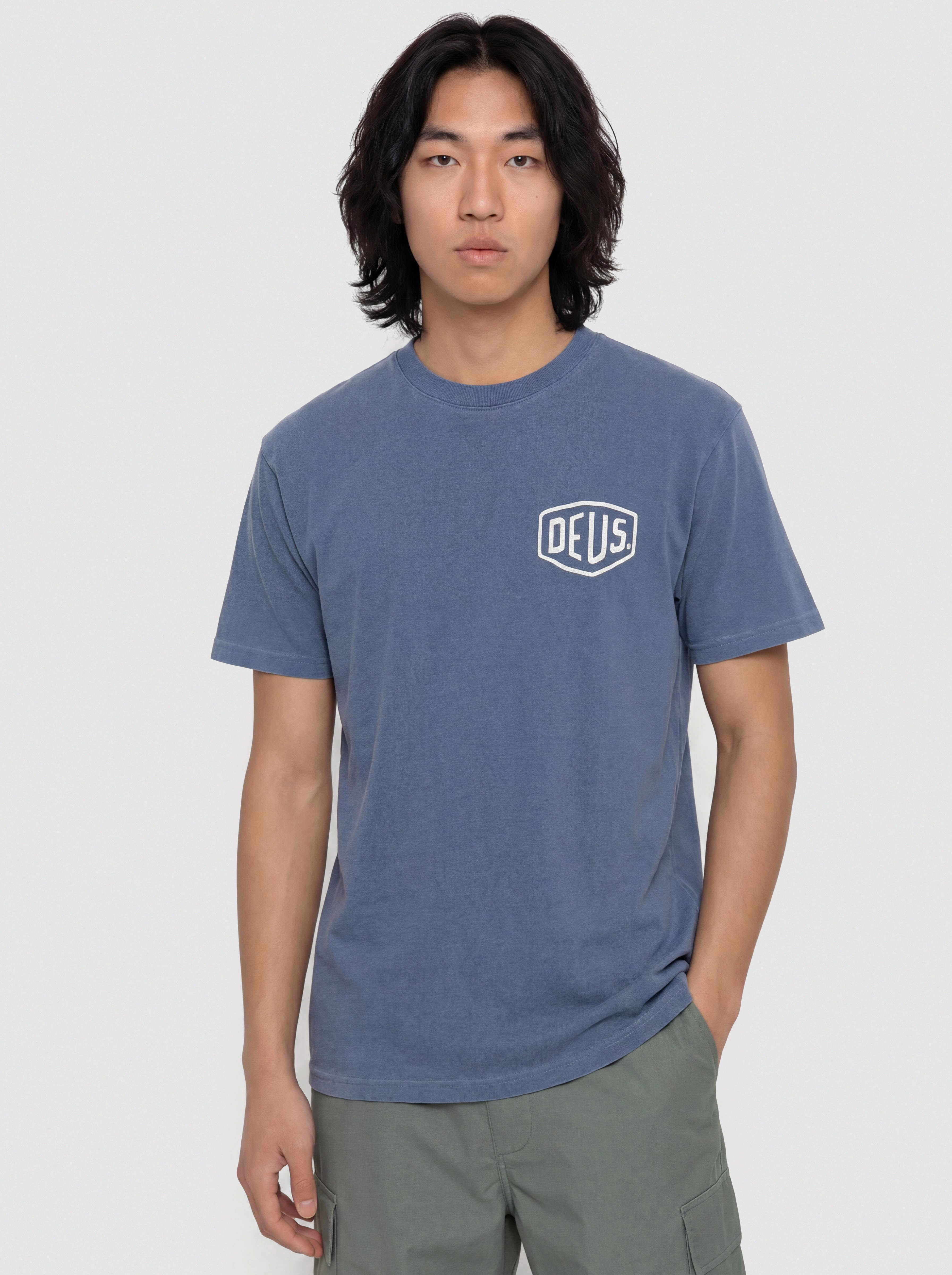 u0422u0435u043du0438u0441u043au0430 Deus Ex Machina Shield Garment Dyed (mechanic blue)