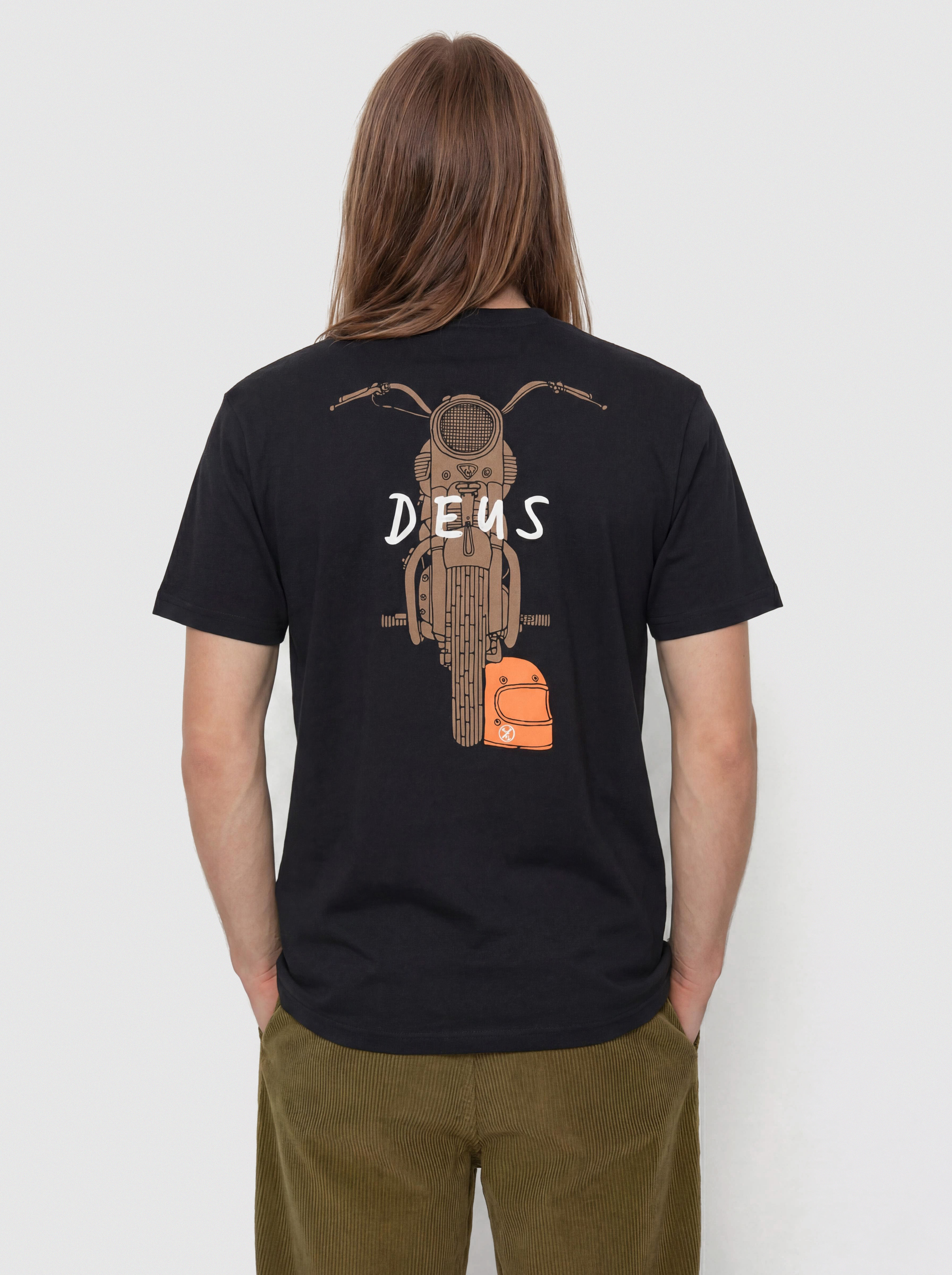 Тениска Deus Ex Machina Frontage (black)