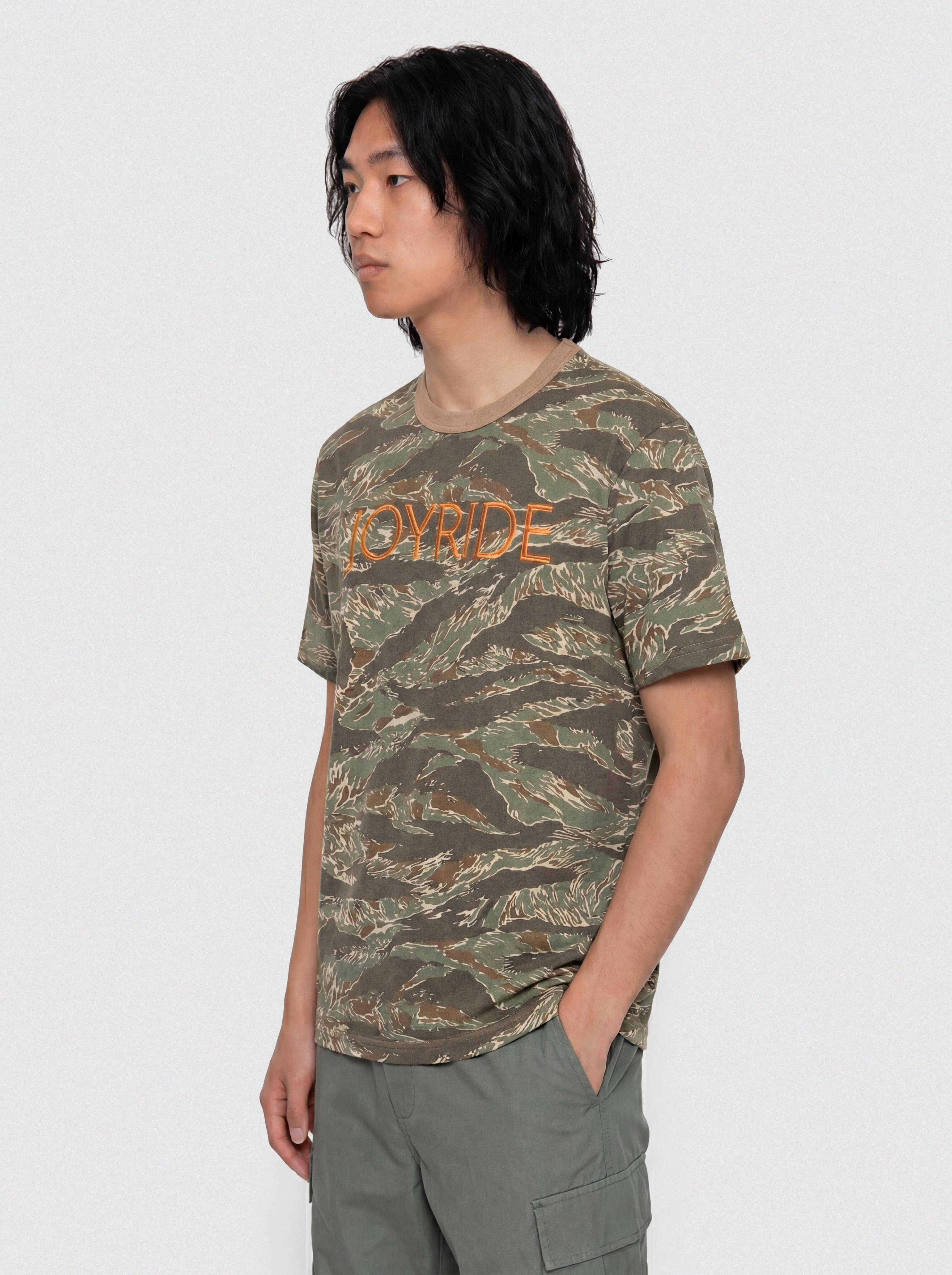 Тениска Deus Ex Machina Joyride Ringer (ground cover green)