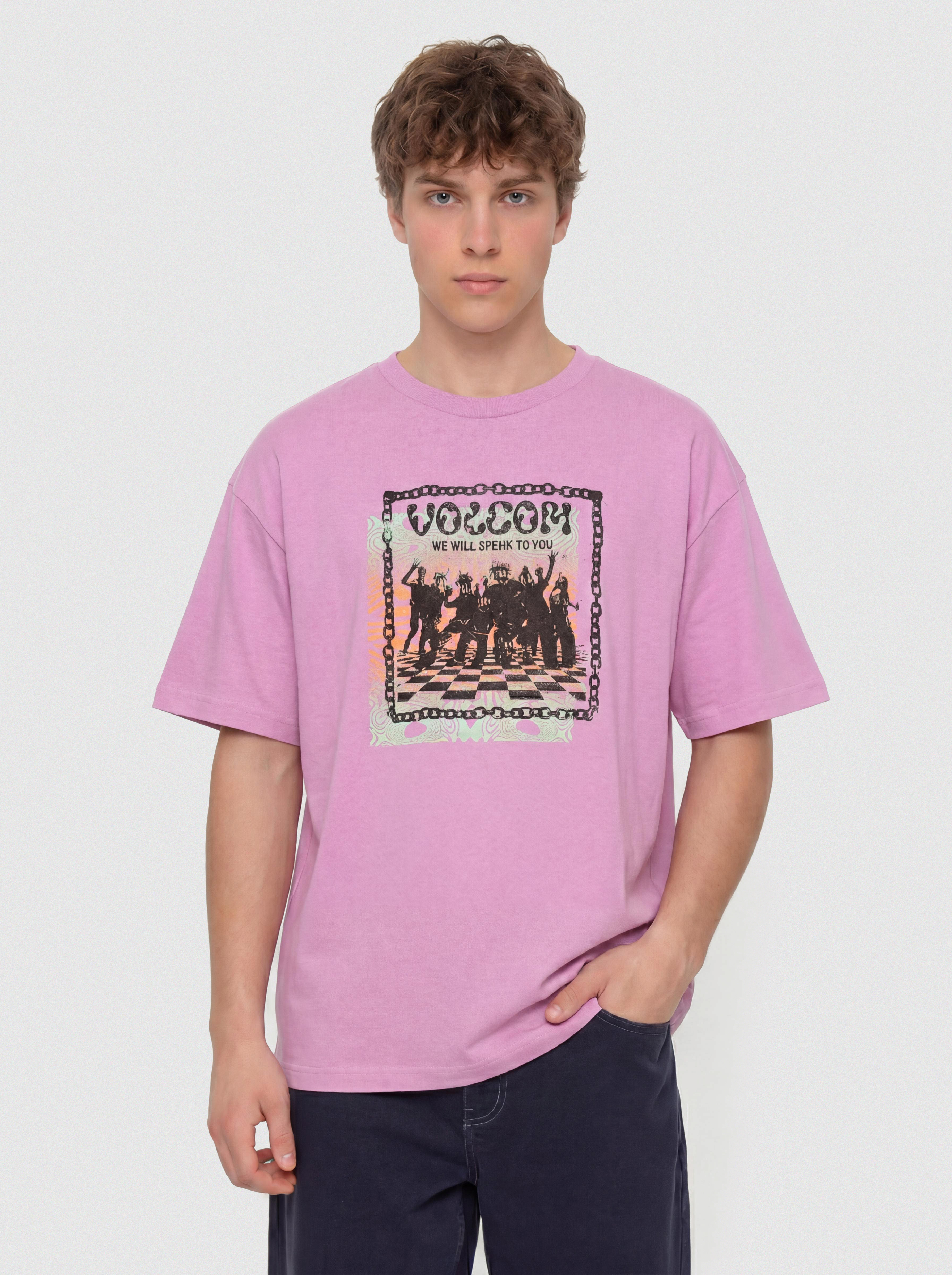 Тениска Volcom Fa F Rygalski (steel purple)