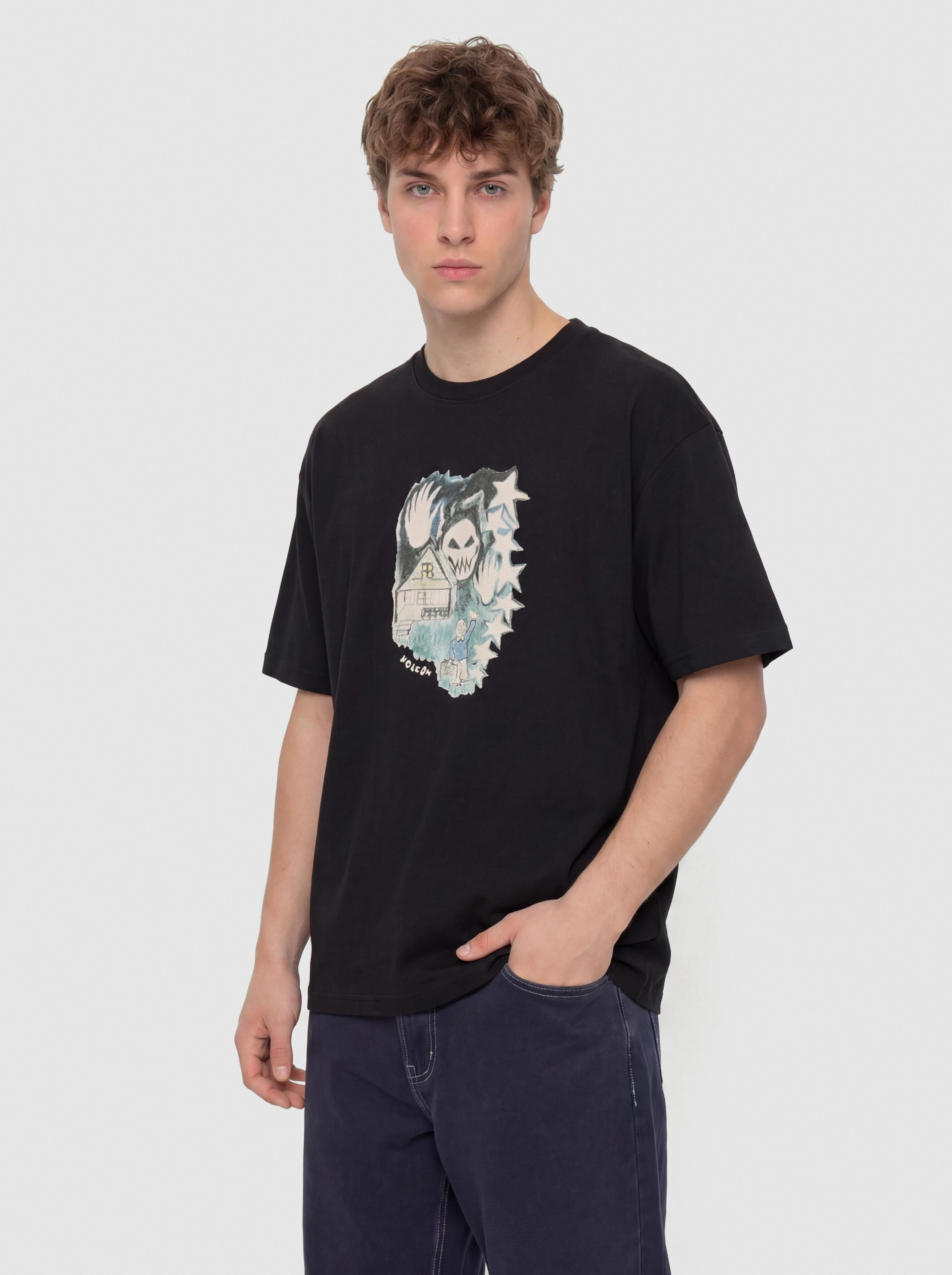 Тениска Volcom Fa Issam Auptel Lse (black)