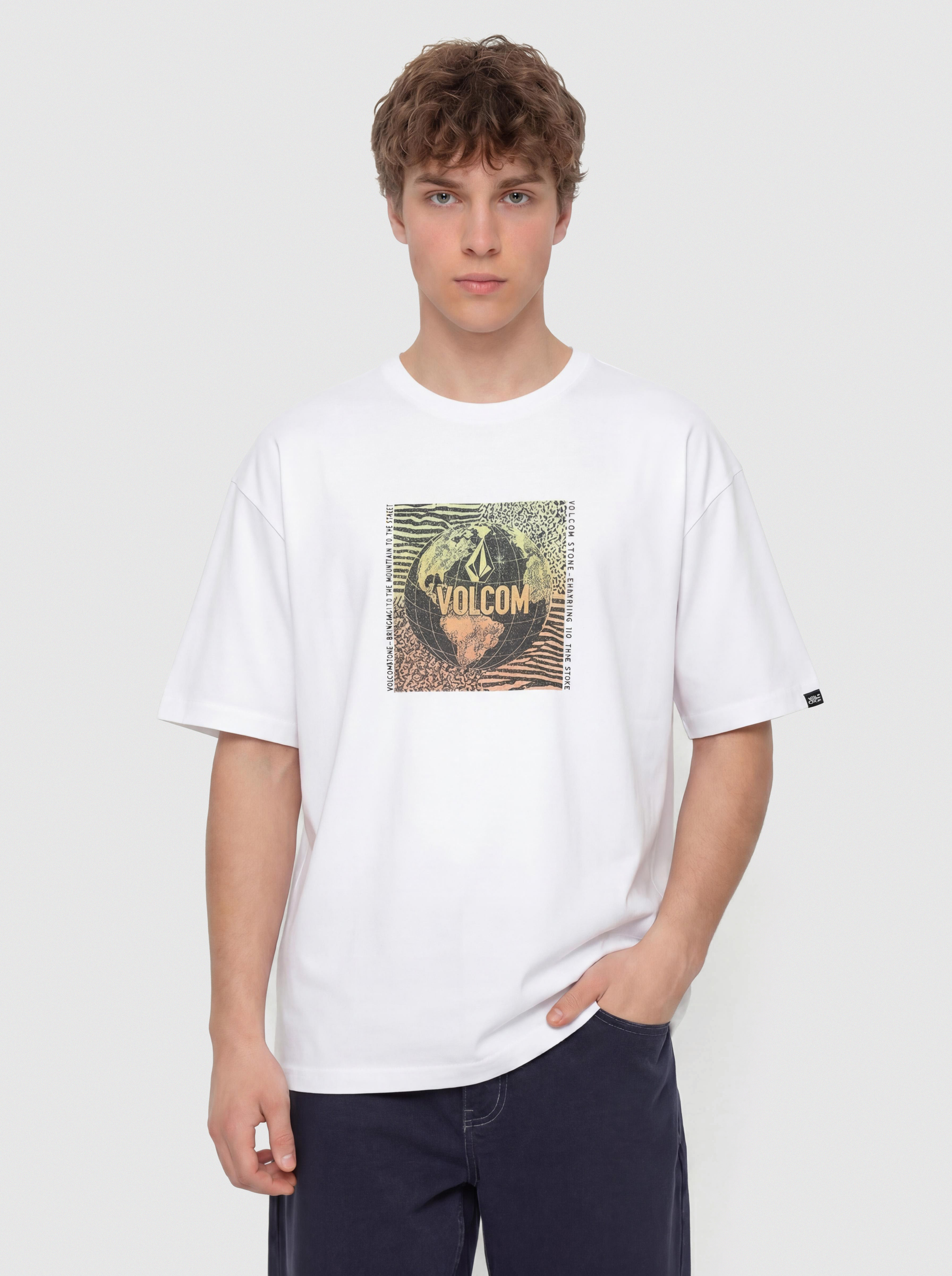 Тениска Volcom Earthtrippin Fty (off white)