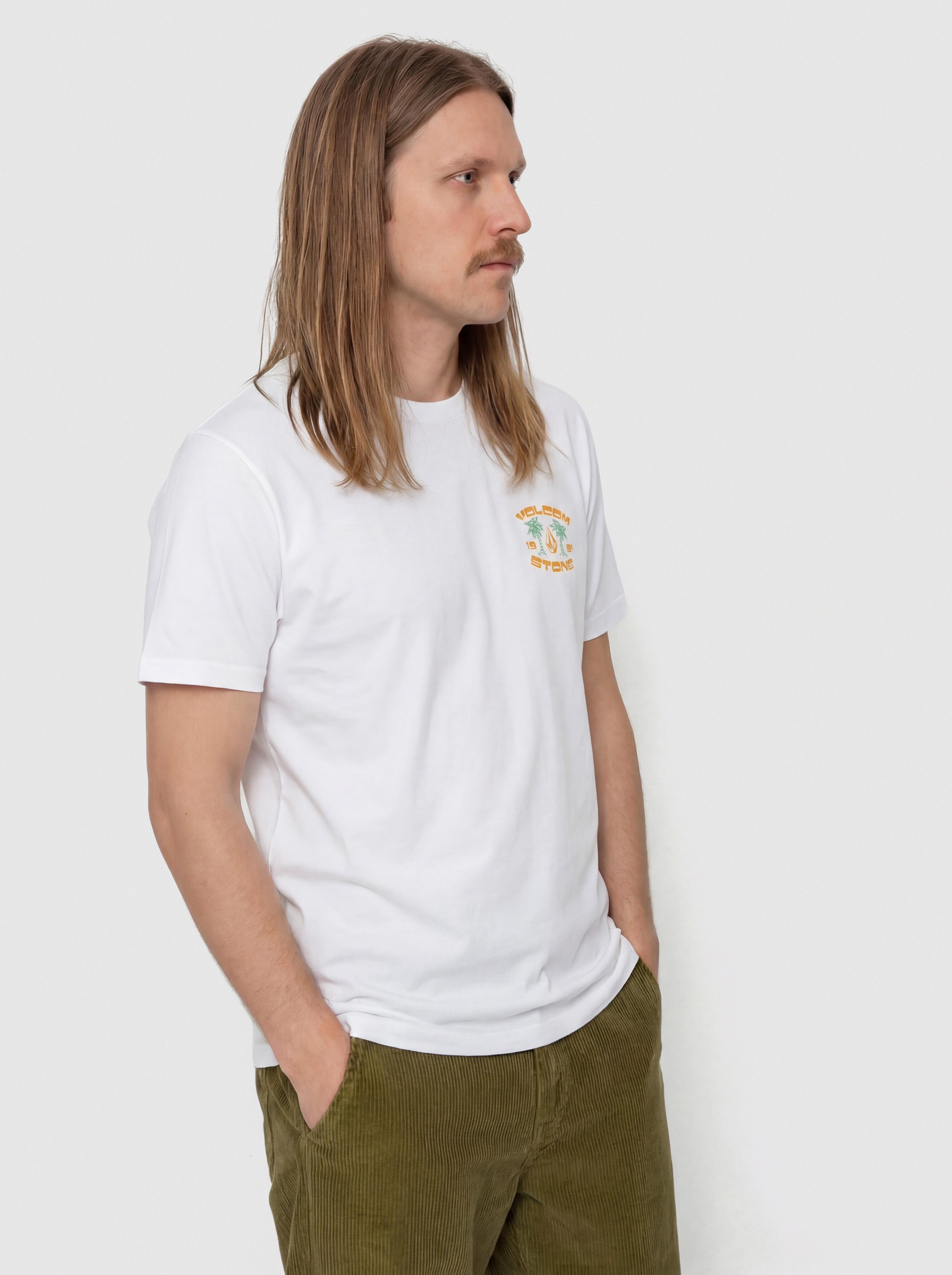 Тениска Volcom 91 Palm Bsc (white)