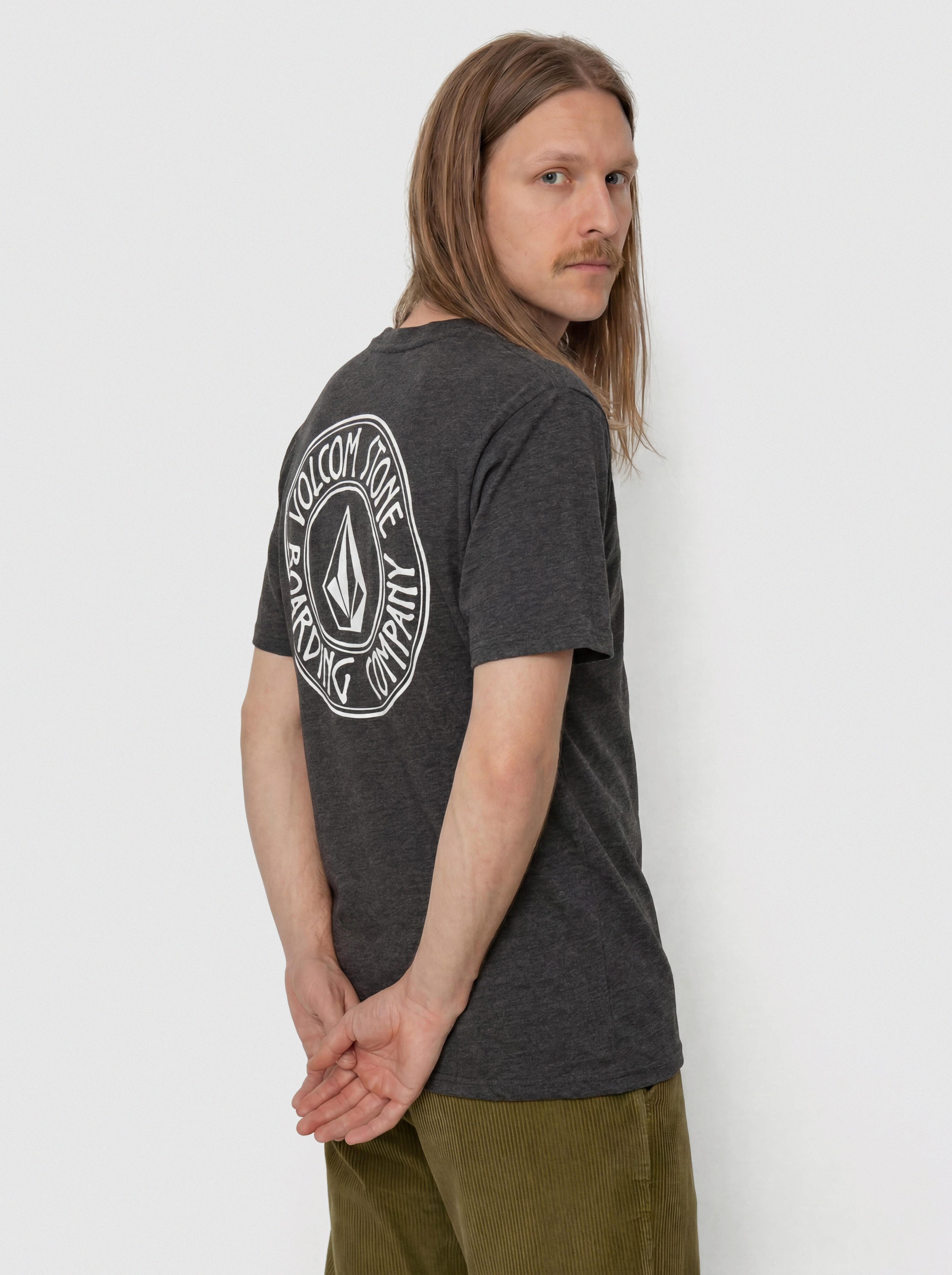 Тениска Volcom Drain You Hth (heather black)
