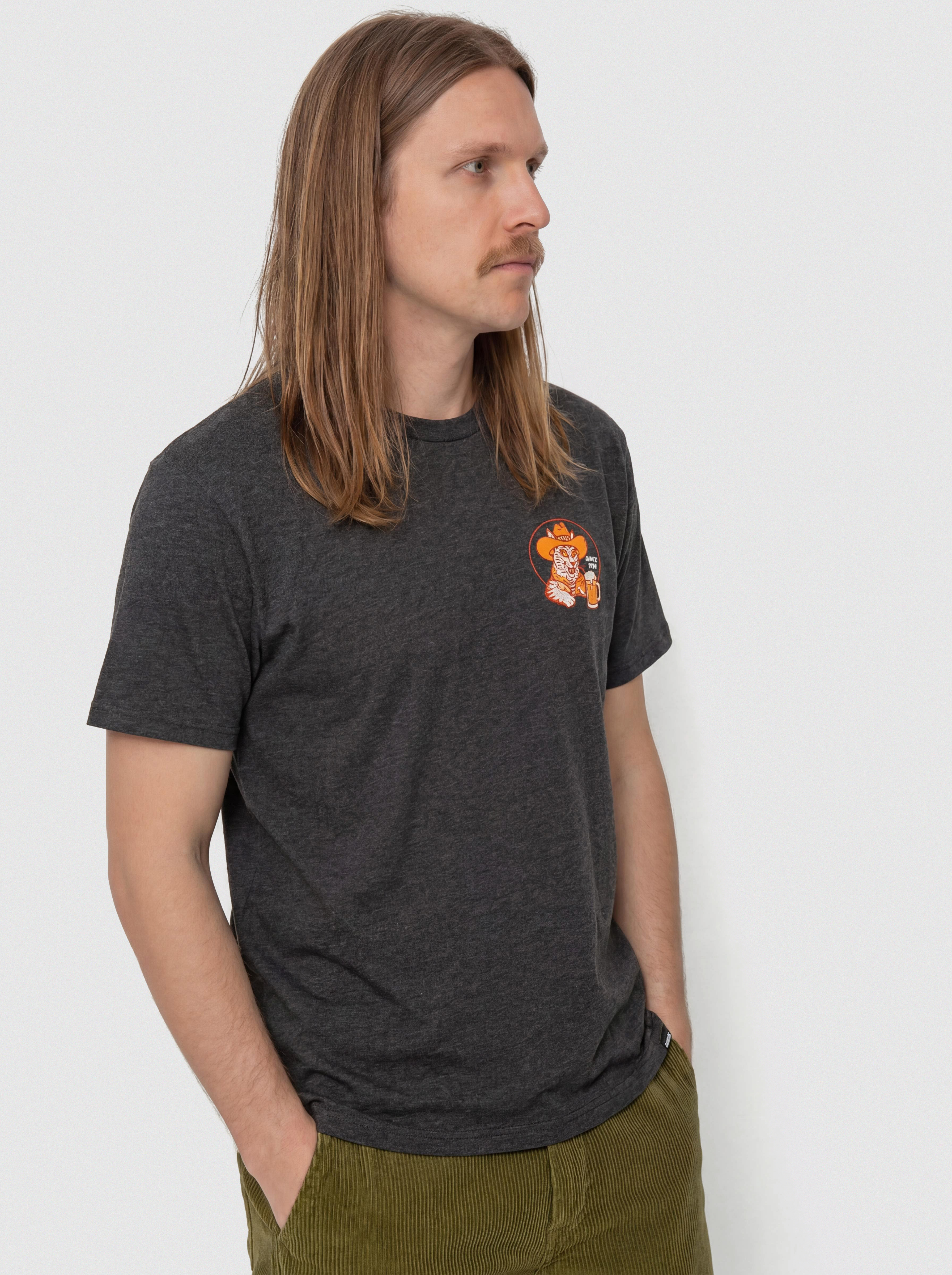 Тениска Volcom Meowdy Hth (heather black)